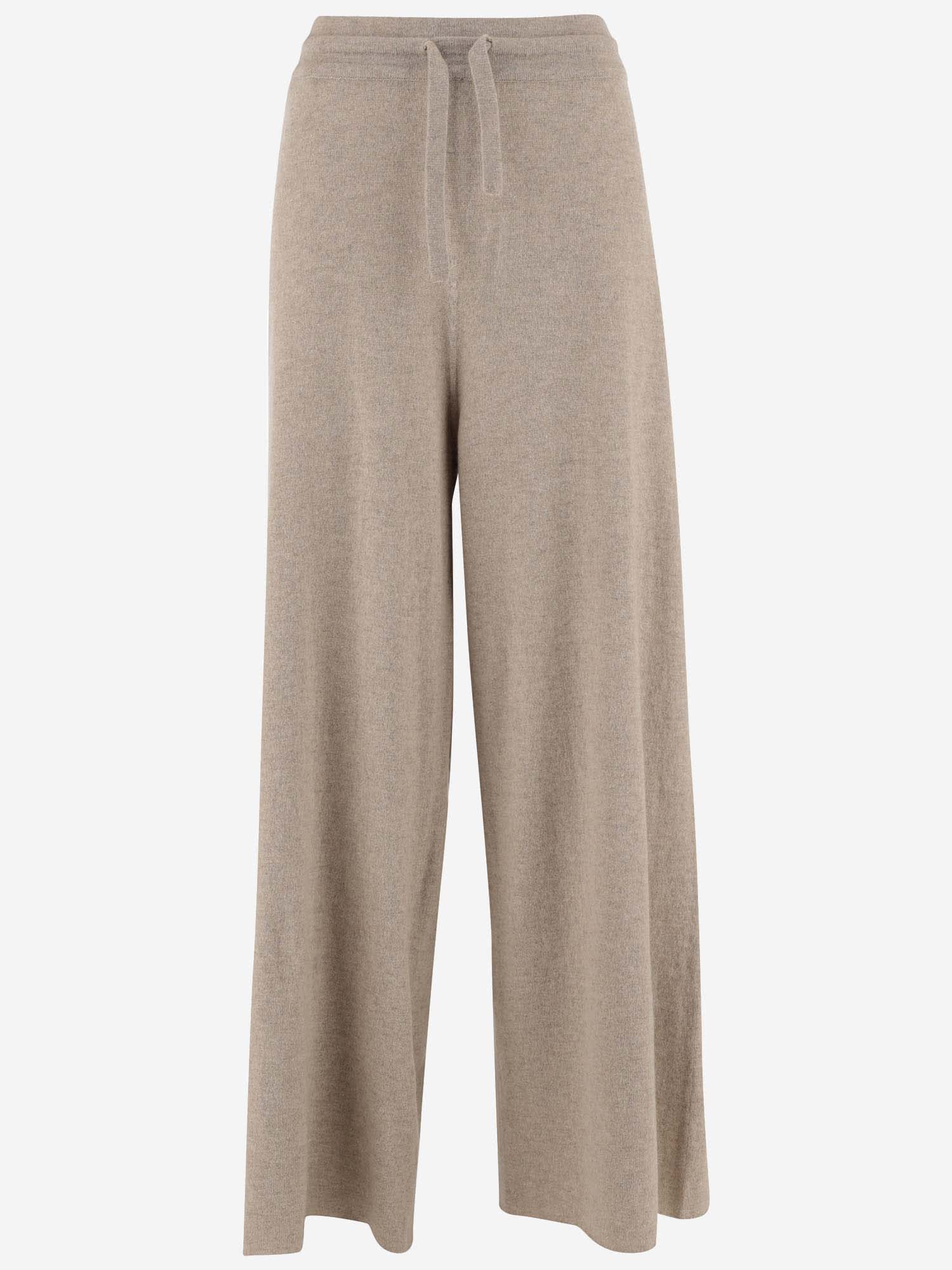 Shop Jil Sander Cashmere Pants In Beige