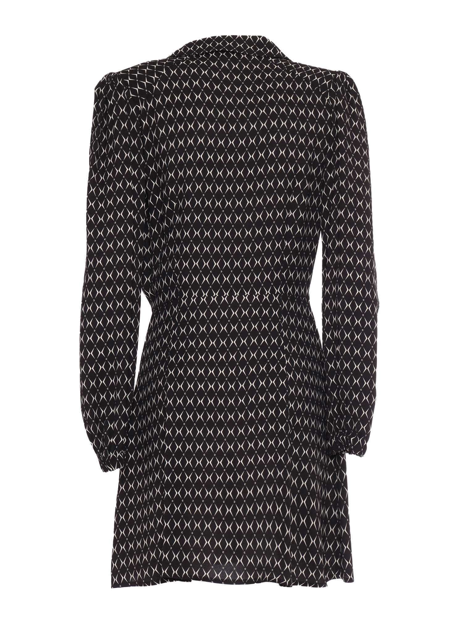 Shop Elisabetta Franchi Dress In Black