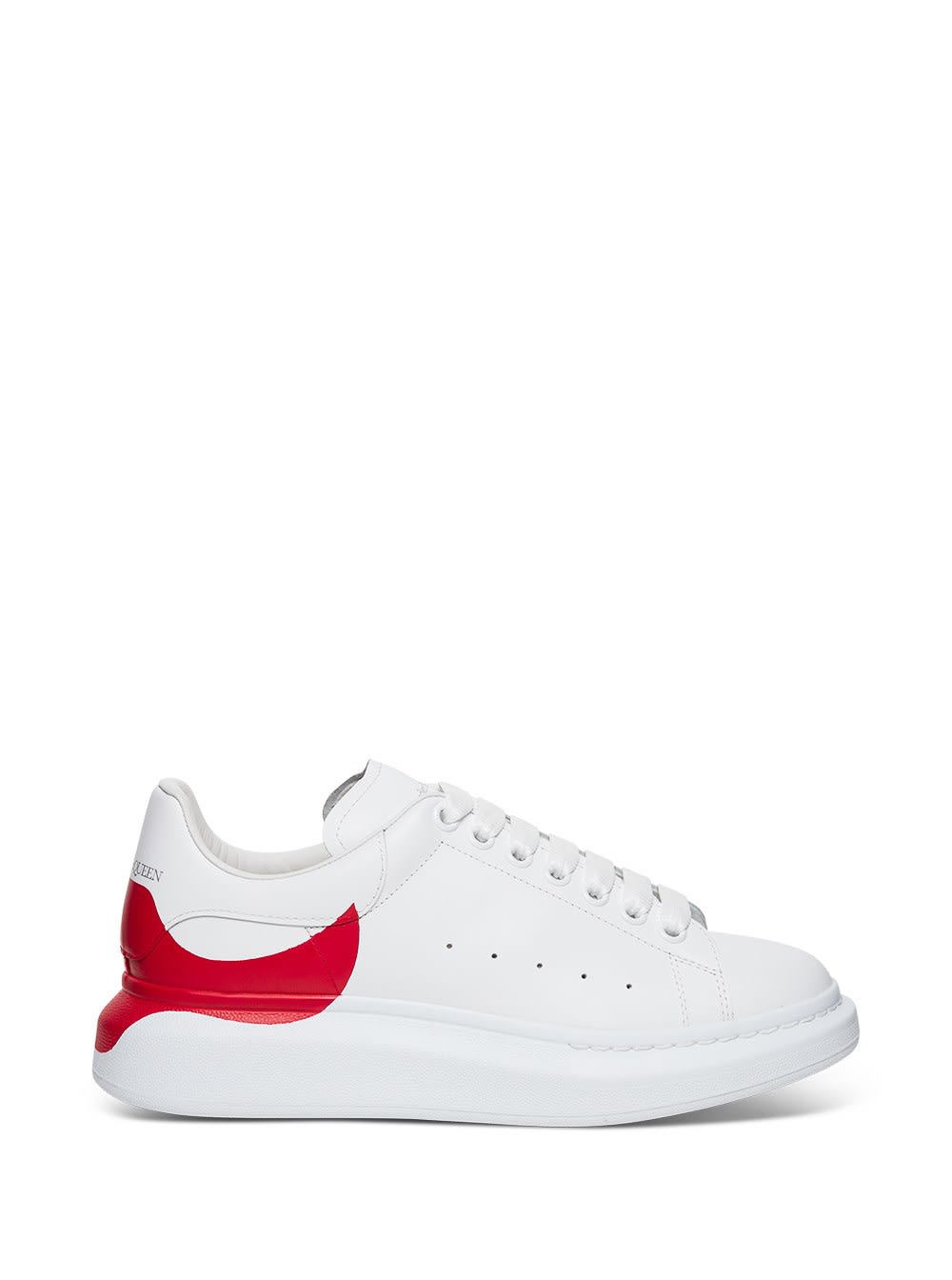 Alexander McQueen White And Red Oversize Sneakers