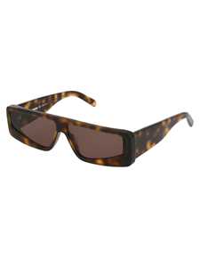 Shop Courrèges Cl1906 Sunglasses In Havana Havana Brown