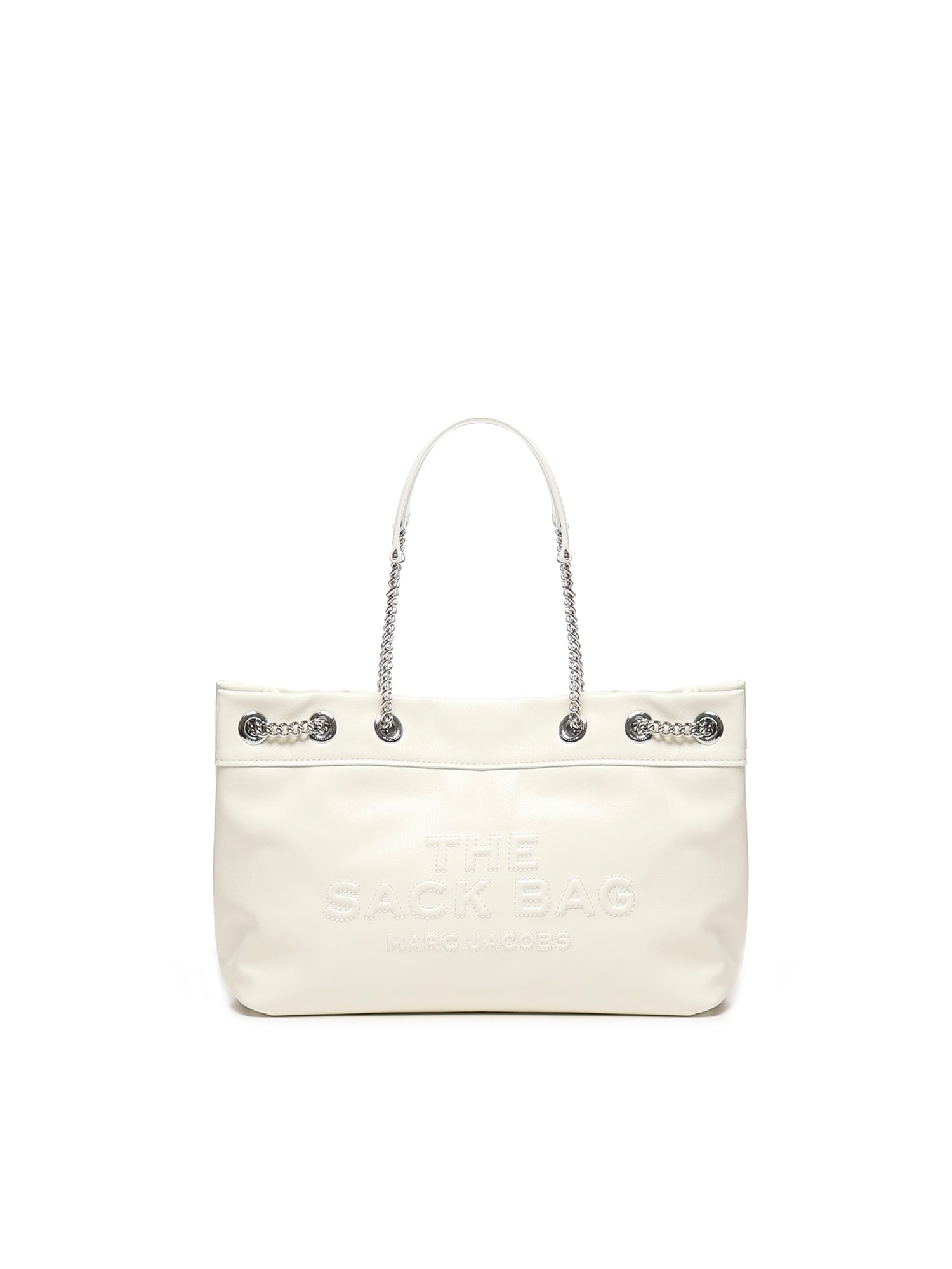 Marc Jacobs The Chain Sack Handbag In White