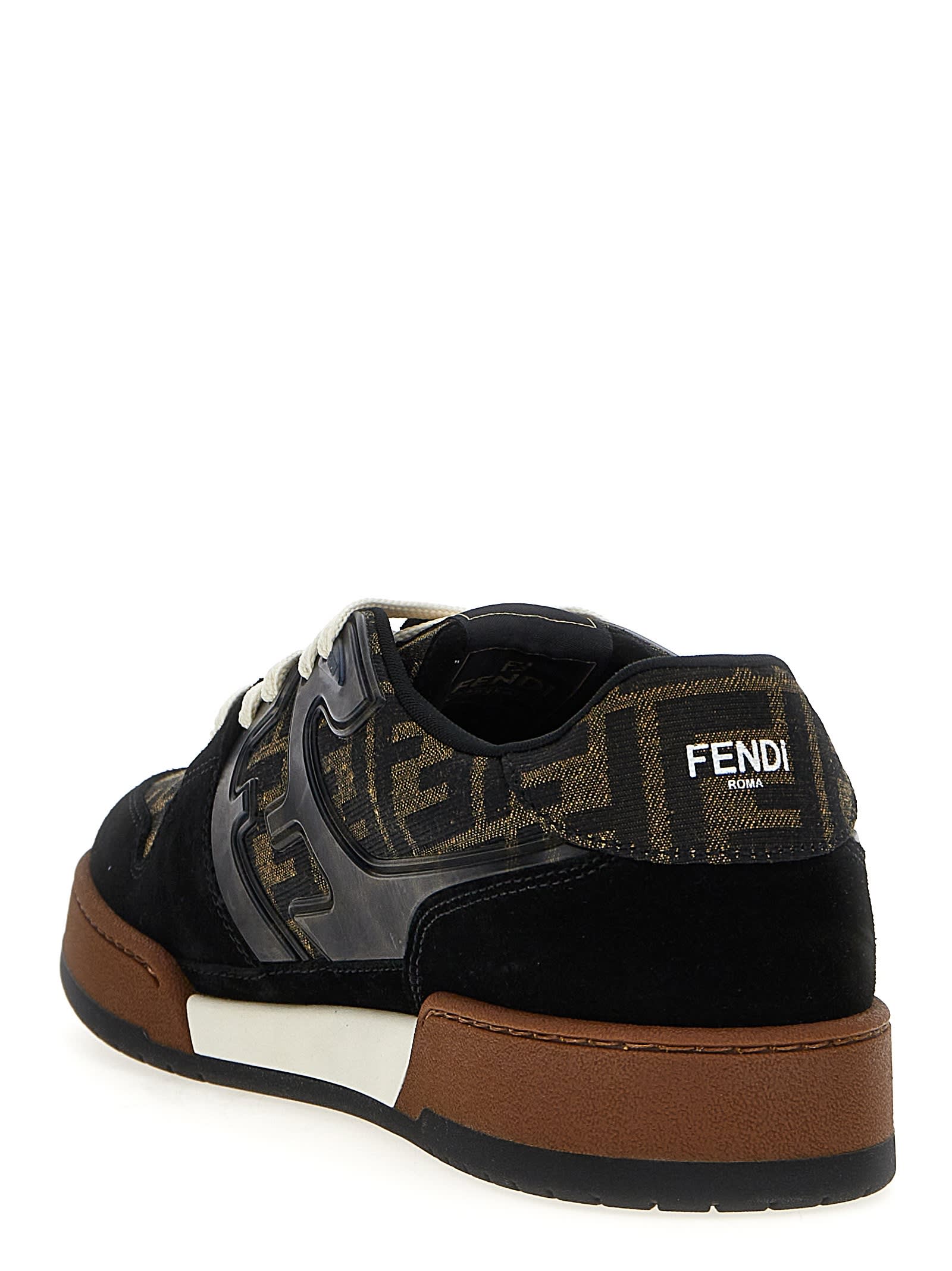 Shop Fendi Match Sneakers In Multicolor