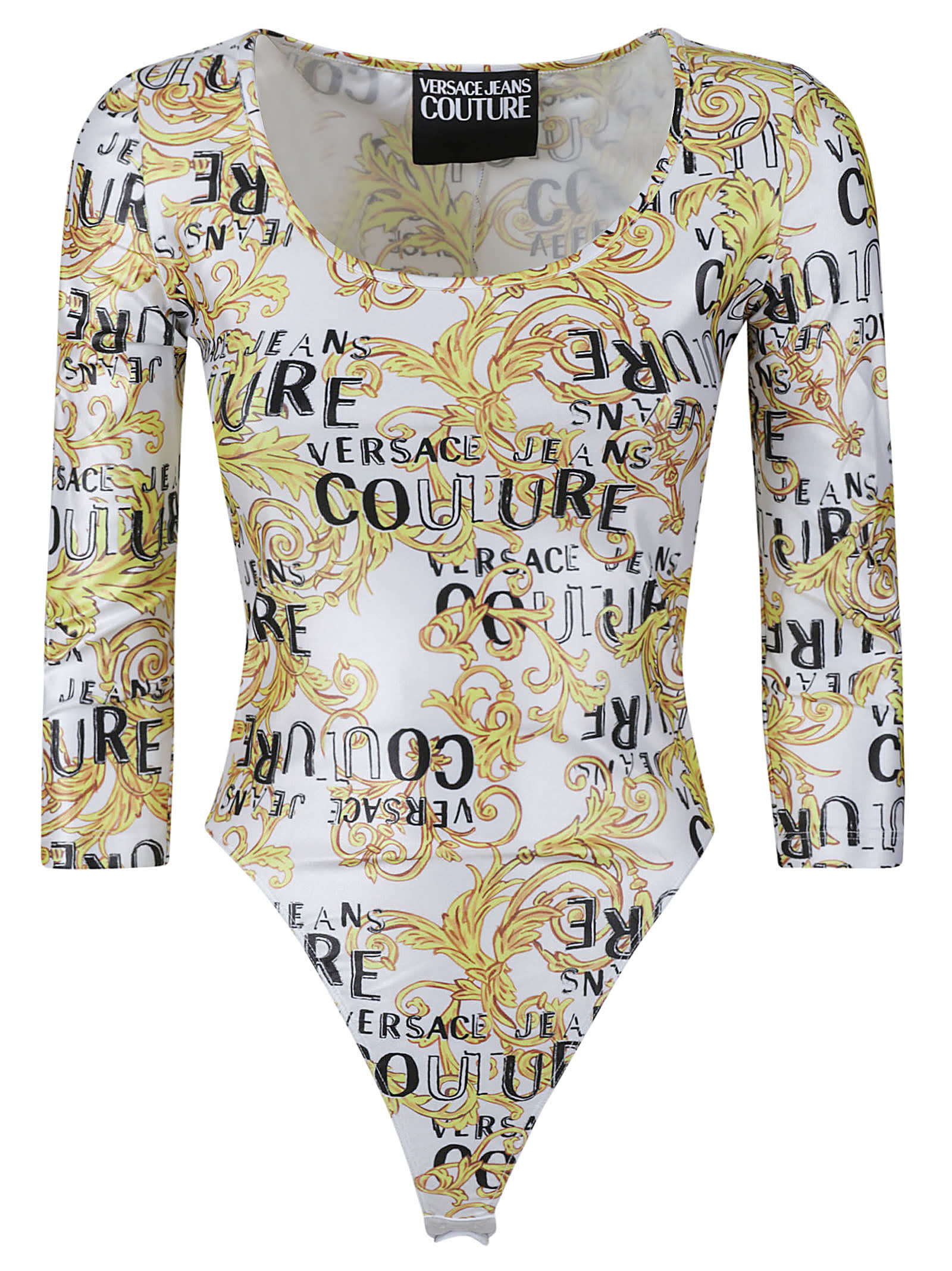 VERSACE JEANS COUTURE COUTURE PRINTED BODYSUIT