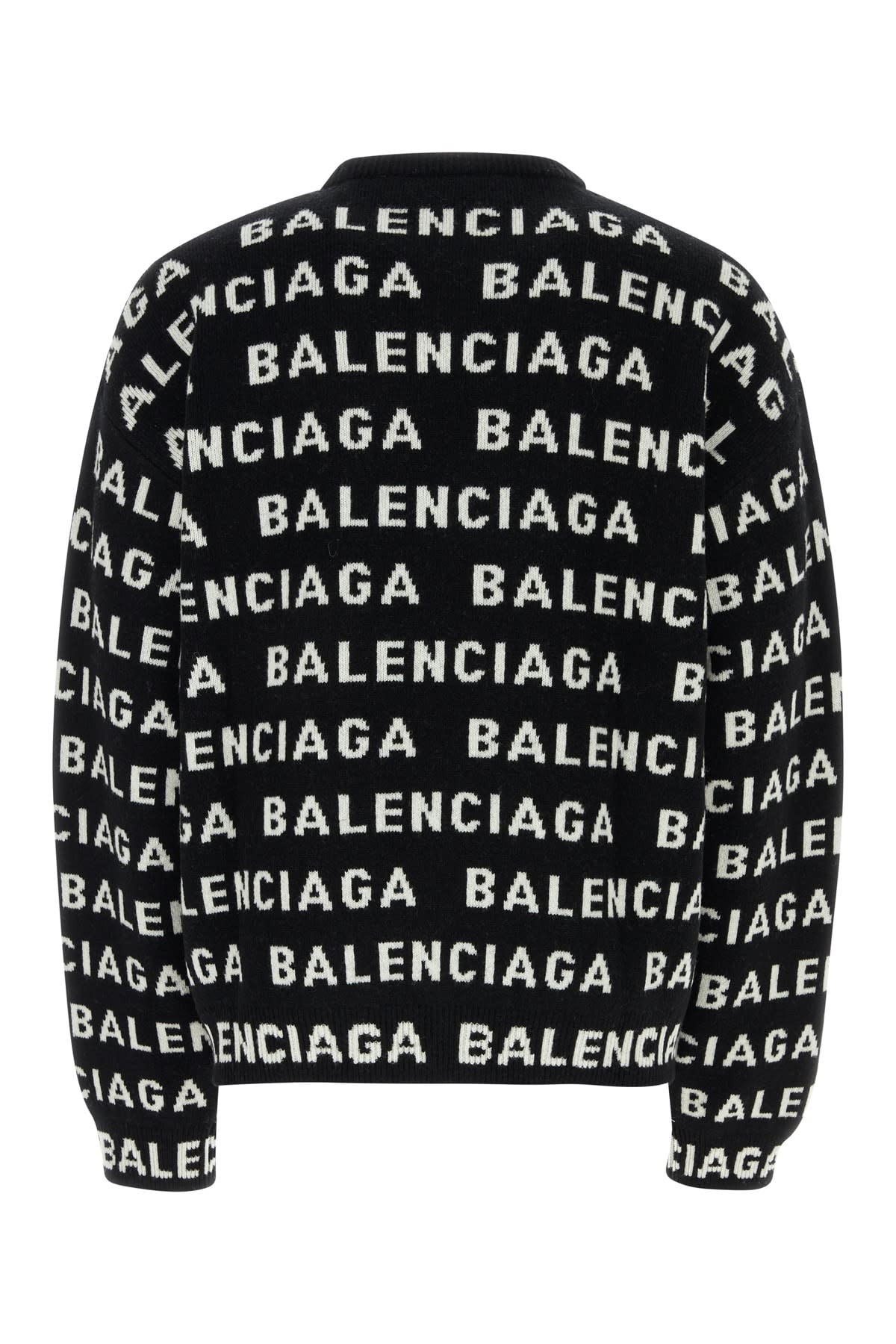 Shop Balenciaga Maglia In Blackwhite