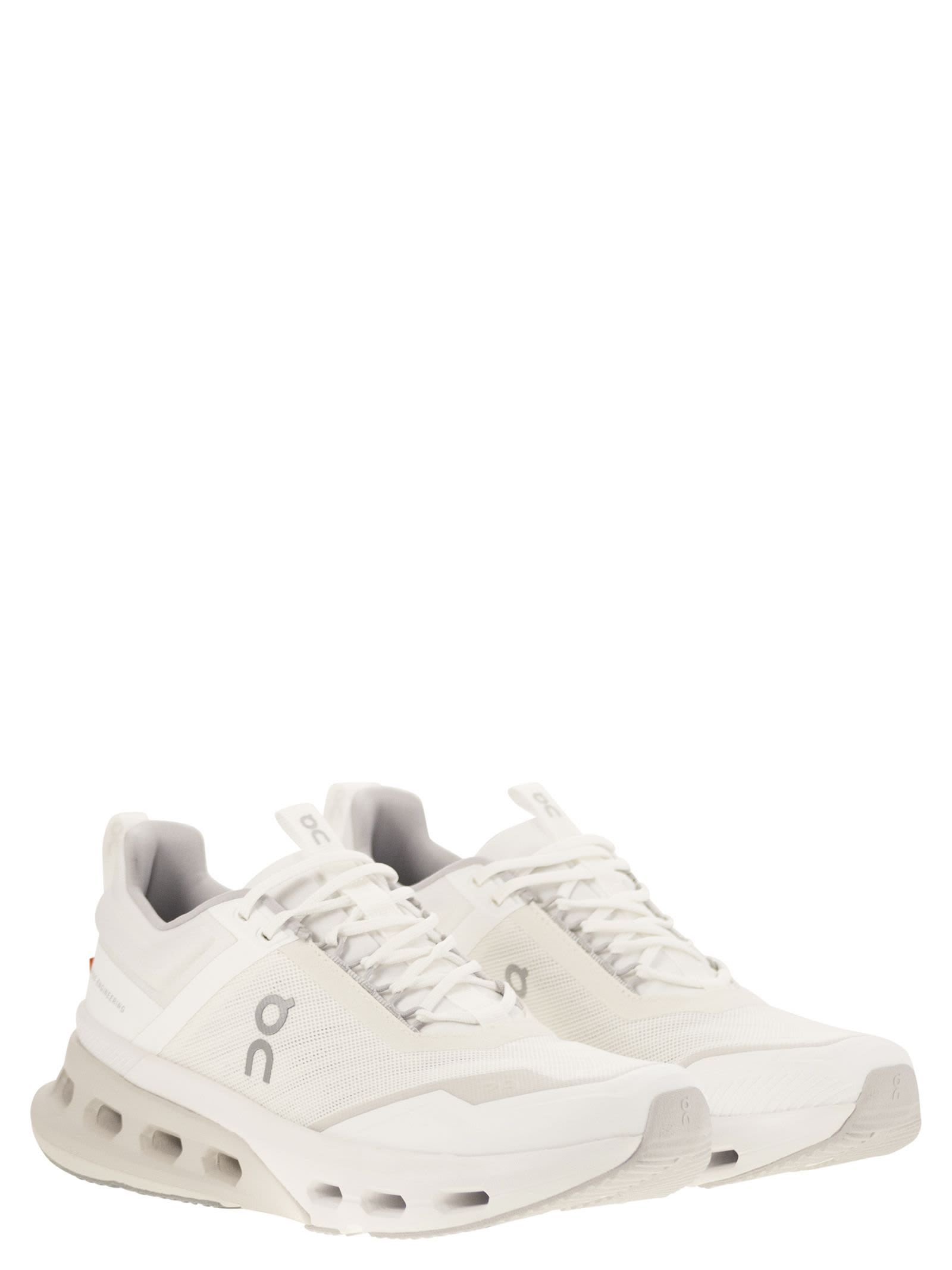On Cloudnova X - Technical Fabric Trainers In White