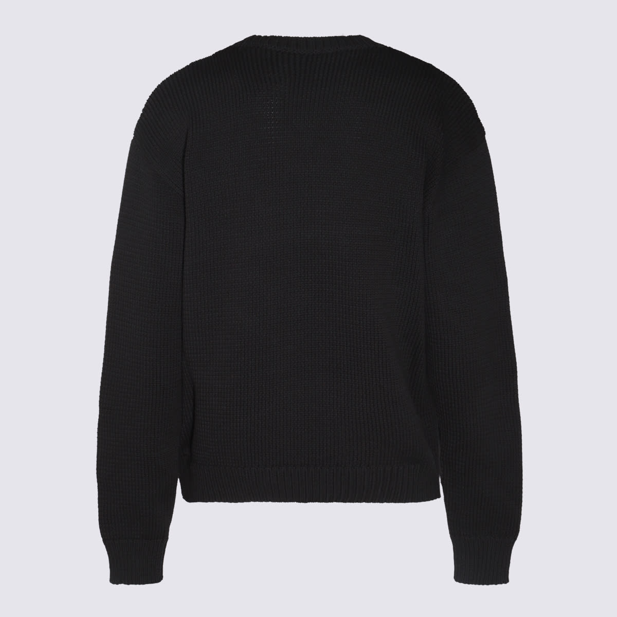 Shop Off-white Black Cotton Knitwear