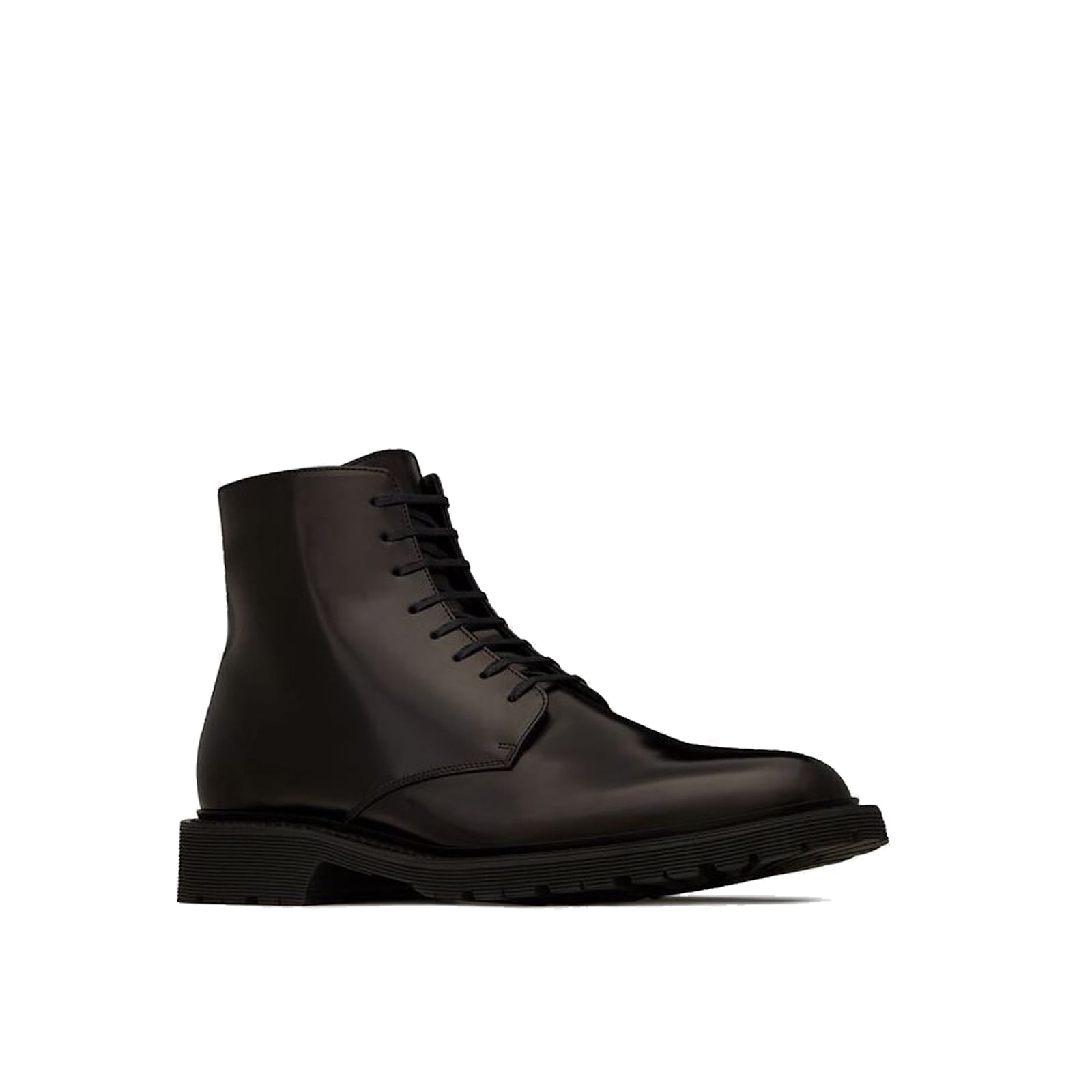 Saint Laurent Army Leather Boots Men In Black