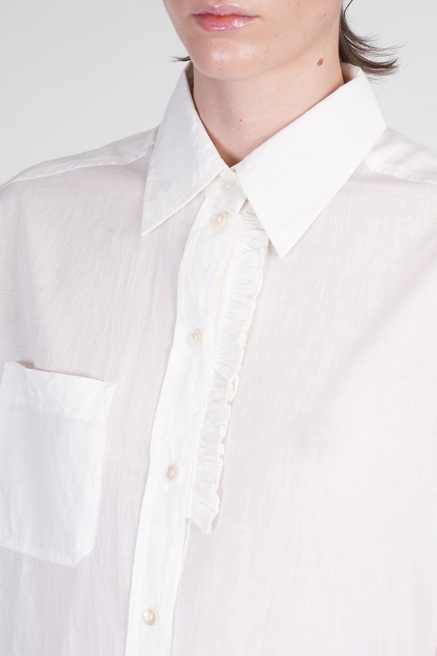 Antik Batik Angelo Shirt In White Cotton