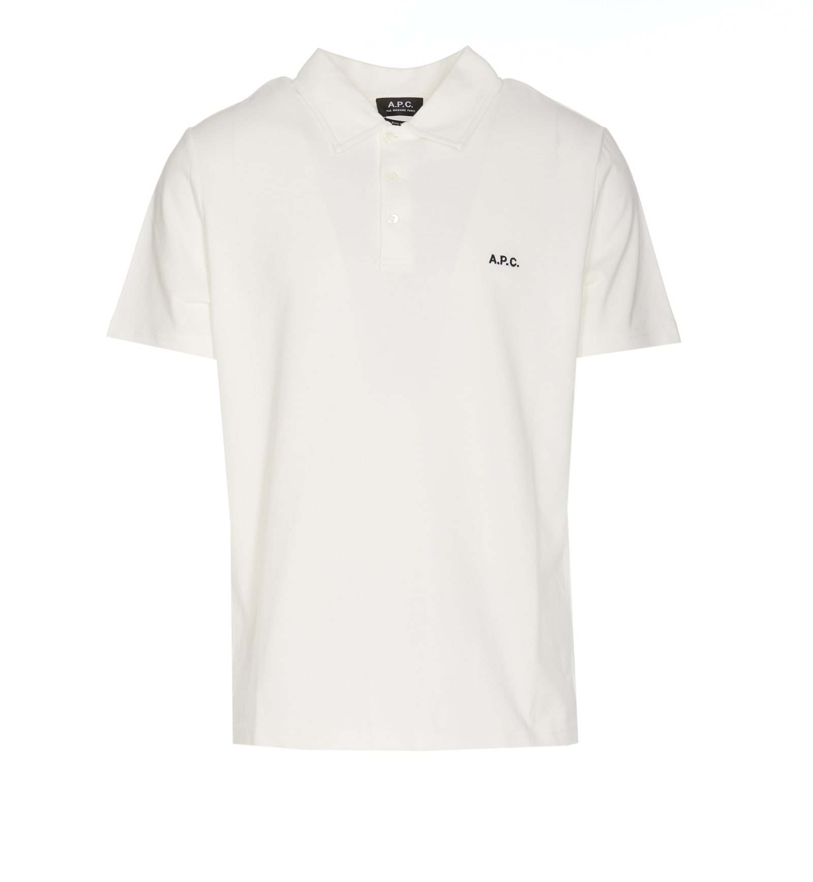 Shop Apc Austin Cotton-piqu Olo Shirt In White