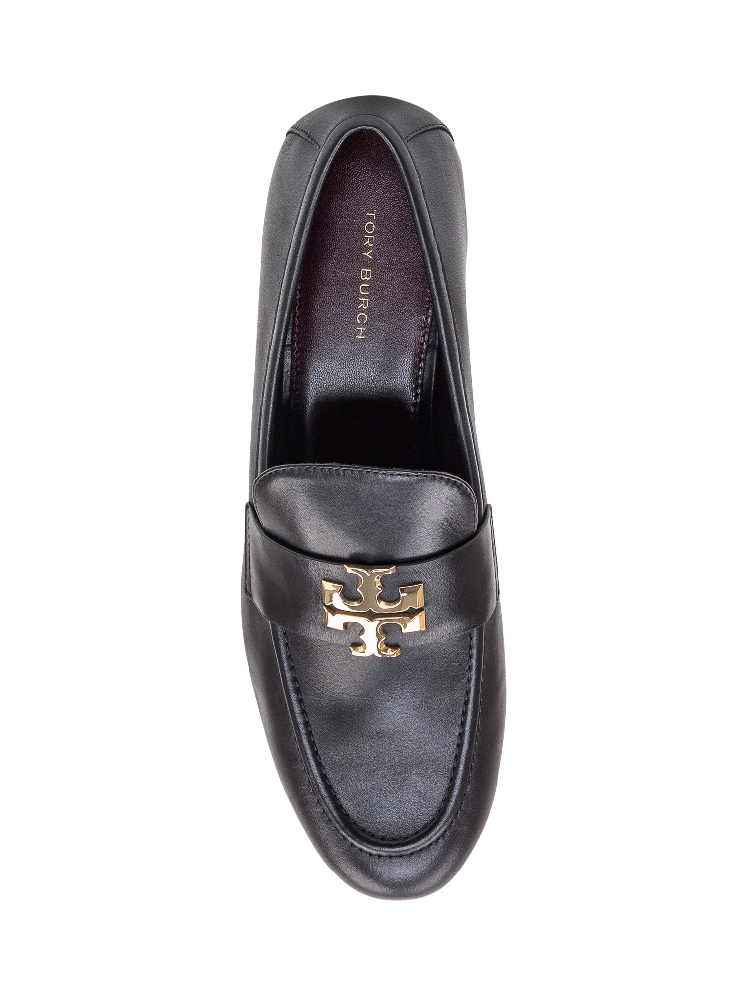 Shop Tory Burch Eleanor Loafers In Perfect Black