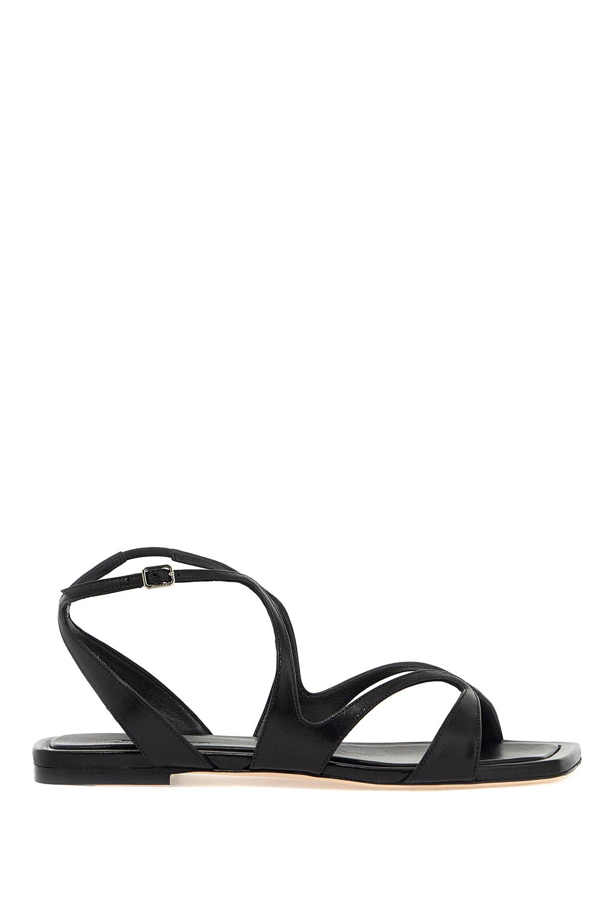 Shop Jimmy Choo Ayla Flat Sandals In Black (black)