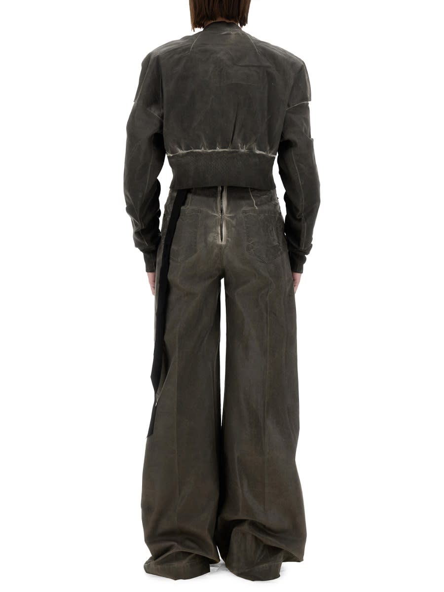 Drkshdw Cropped Bomber Jacket Flight Jkt In Grey