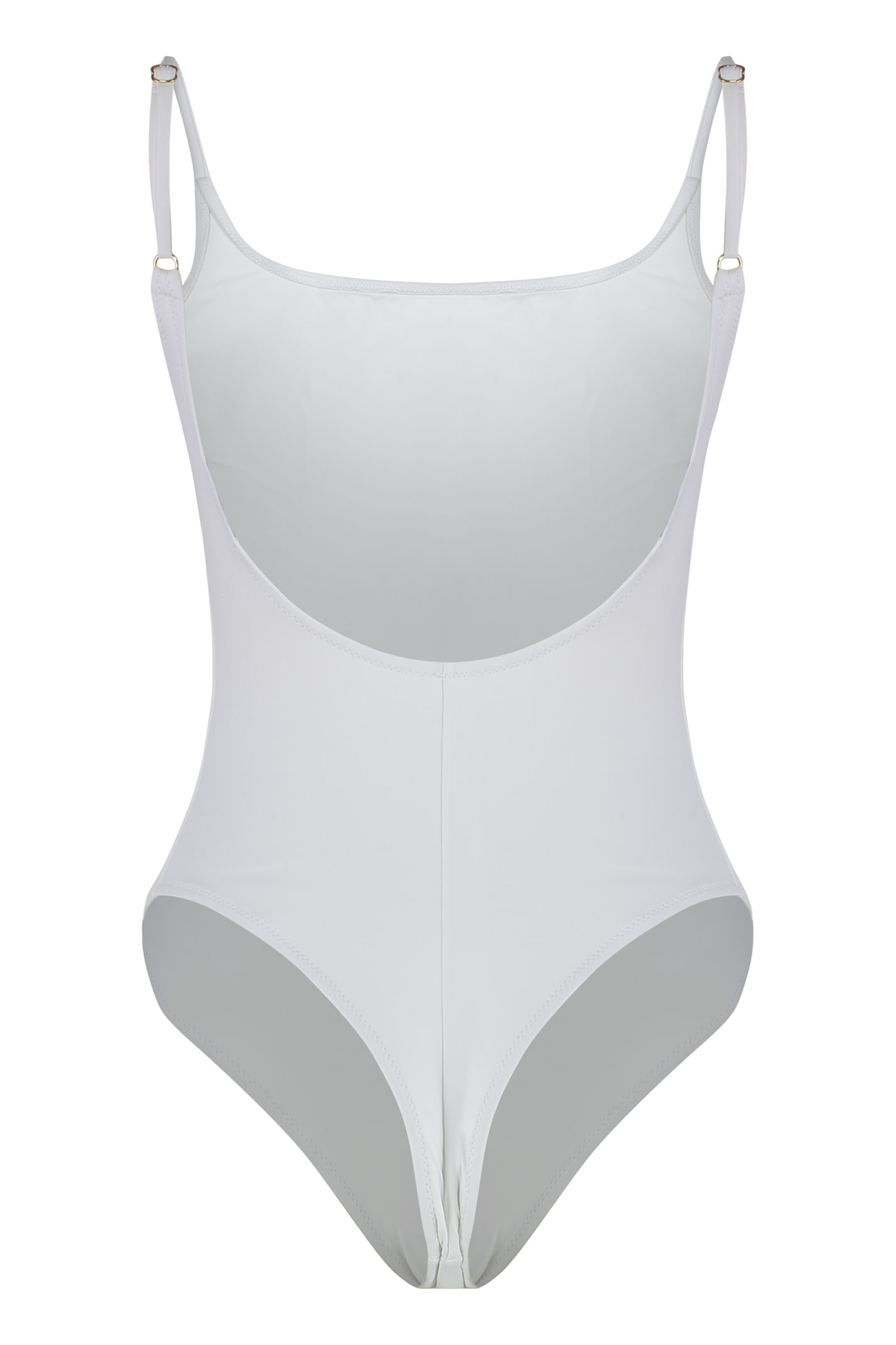 Elisabetta Franchi One-piece Swimsuit In White