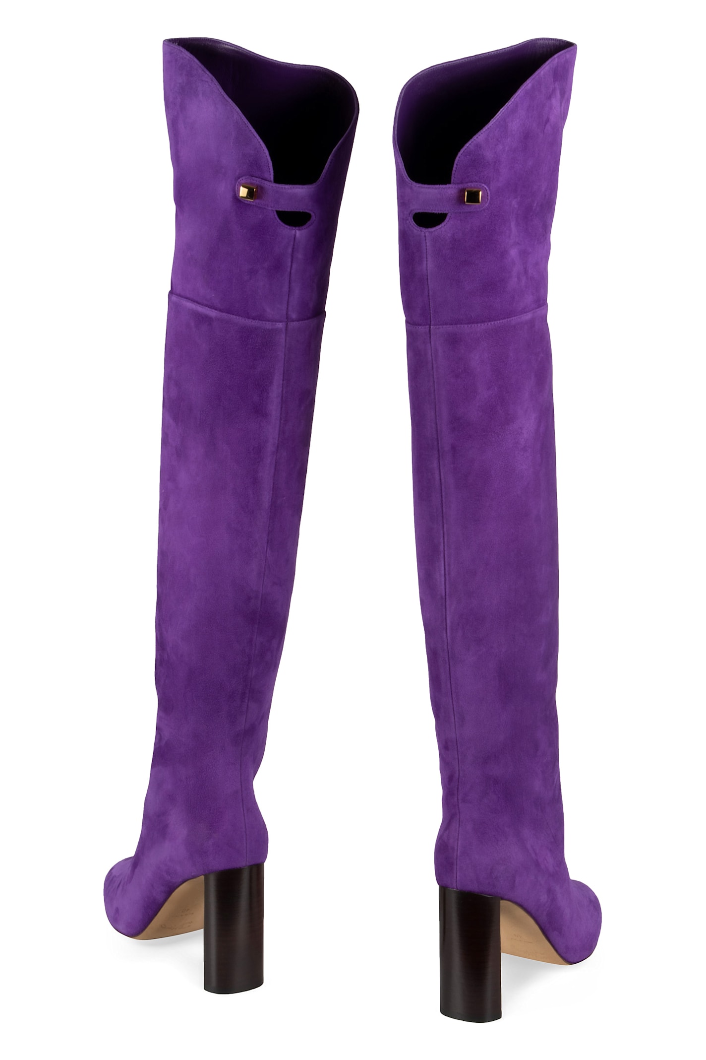 MAISON SKORPIOS MARYLIN SUEDE KNEE HIGH BOOTS