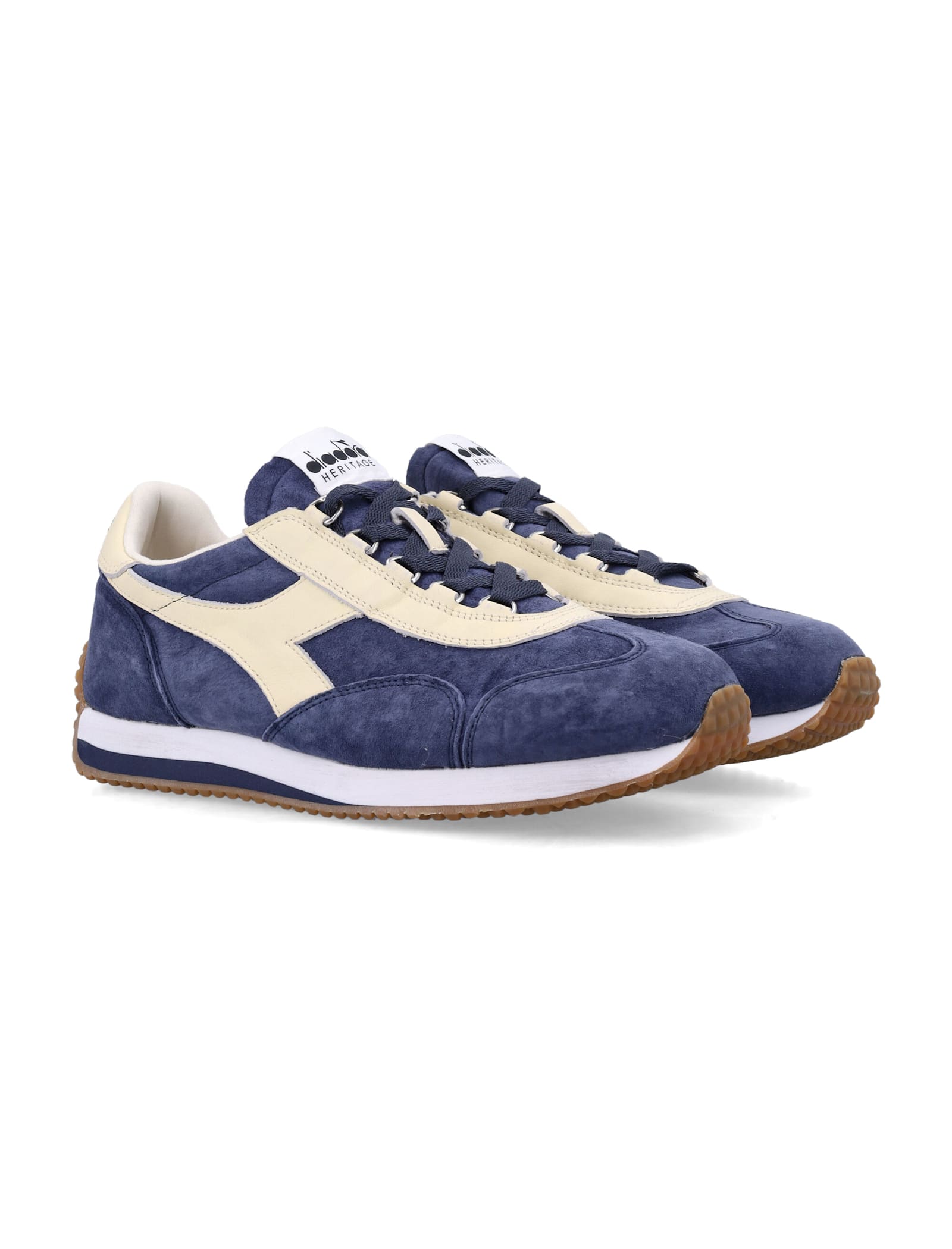 Diadora Heritage Equipe 75 Sw Suede Leather Sneakers In Animal Print