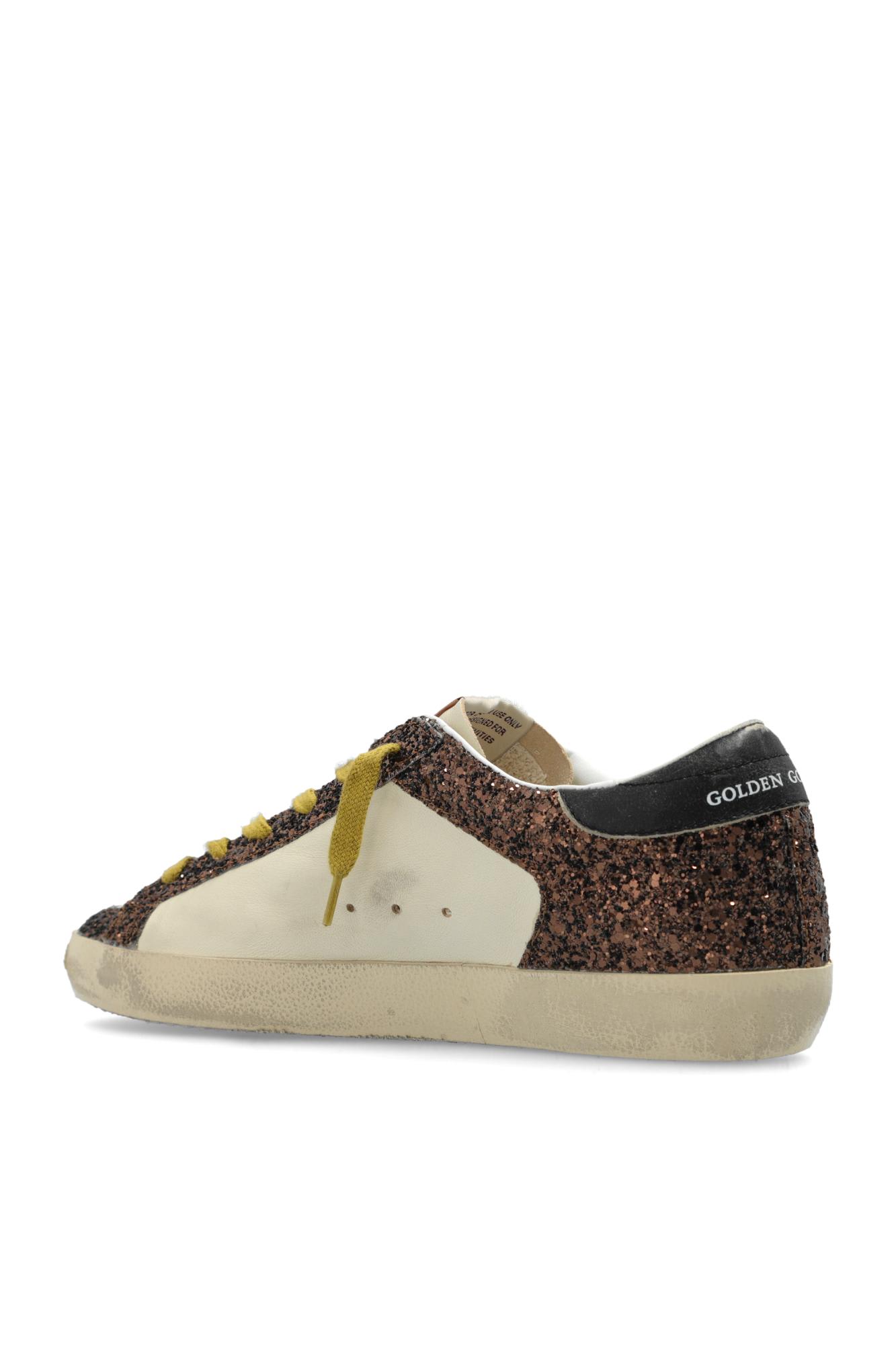 Shop Golden Goose Sneakers Super-star Double Quarter And Toe In Bianco