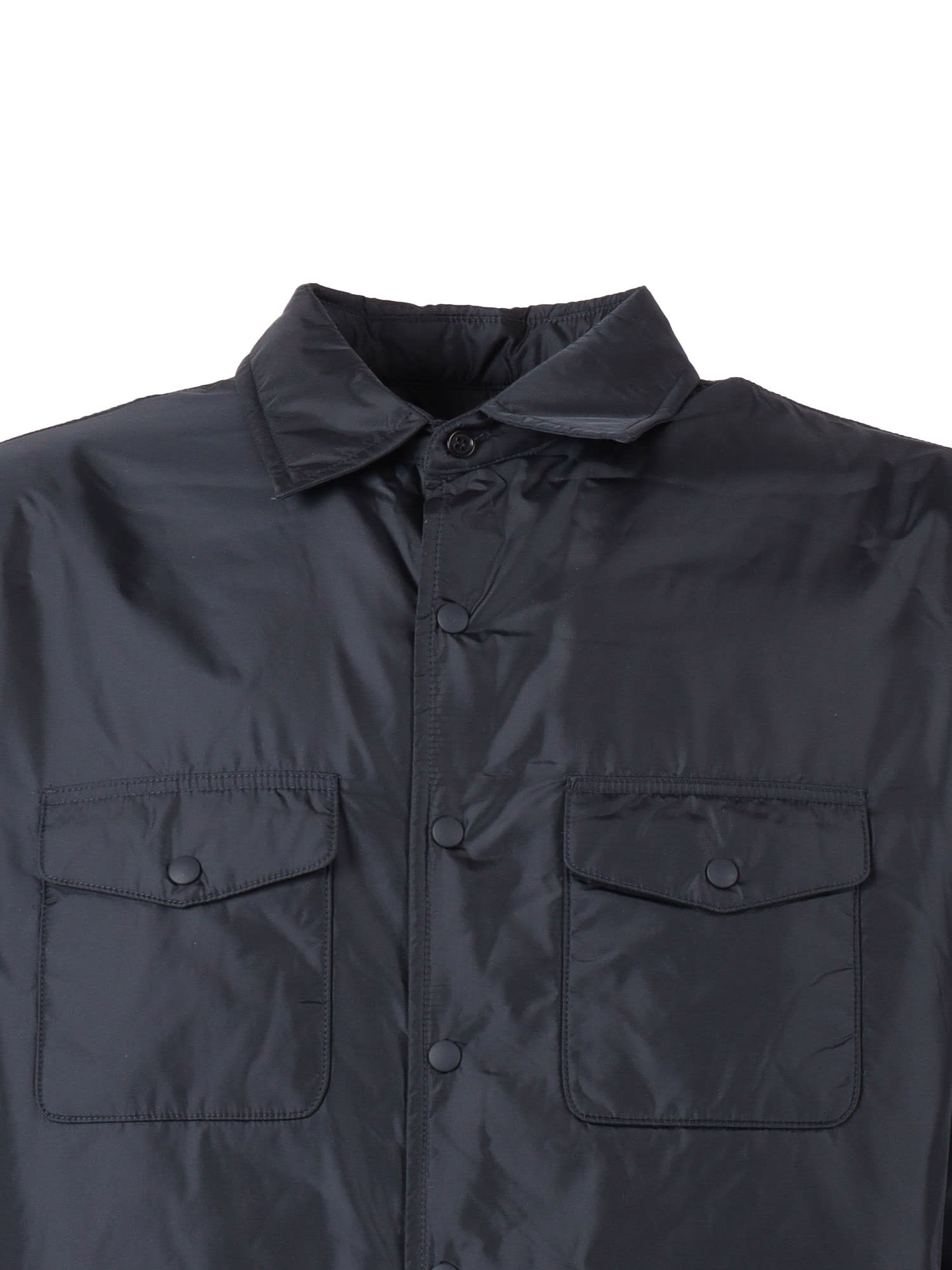 Aspesi Man Shirt In Blue