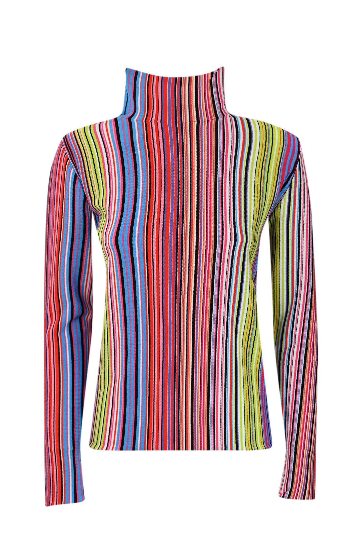 Striped Viscose Sweater