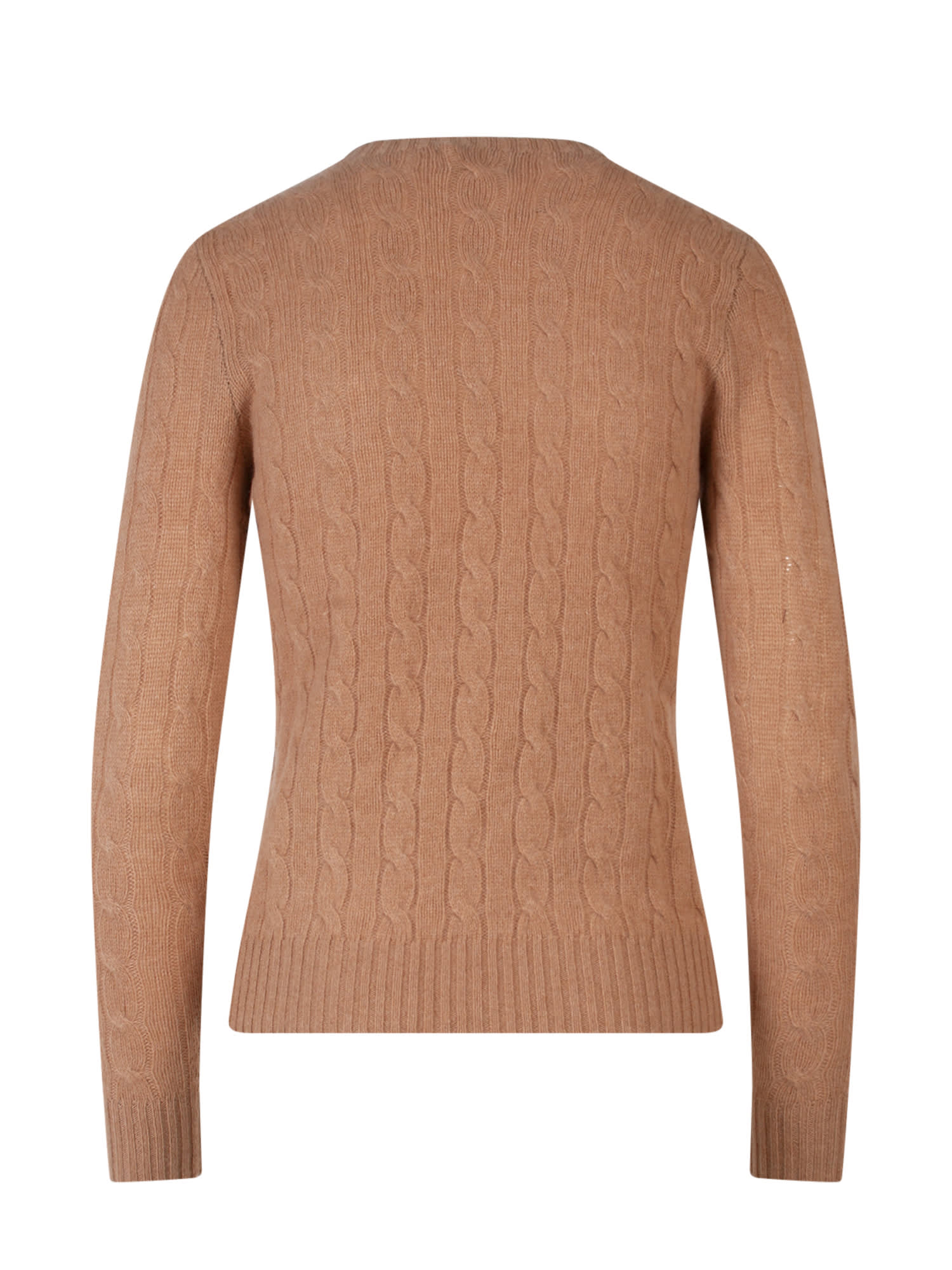 Shop Polo Ralph Lauren Sweater In Beige