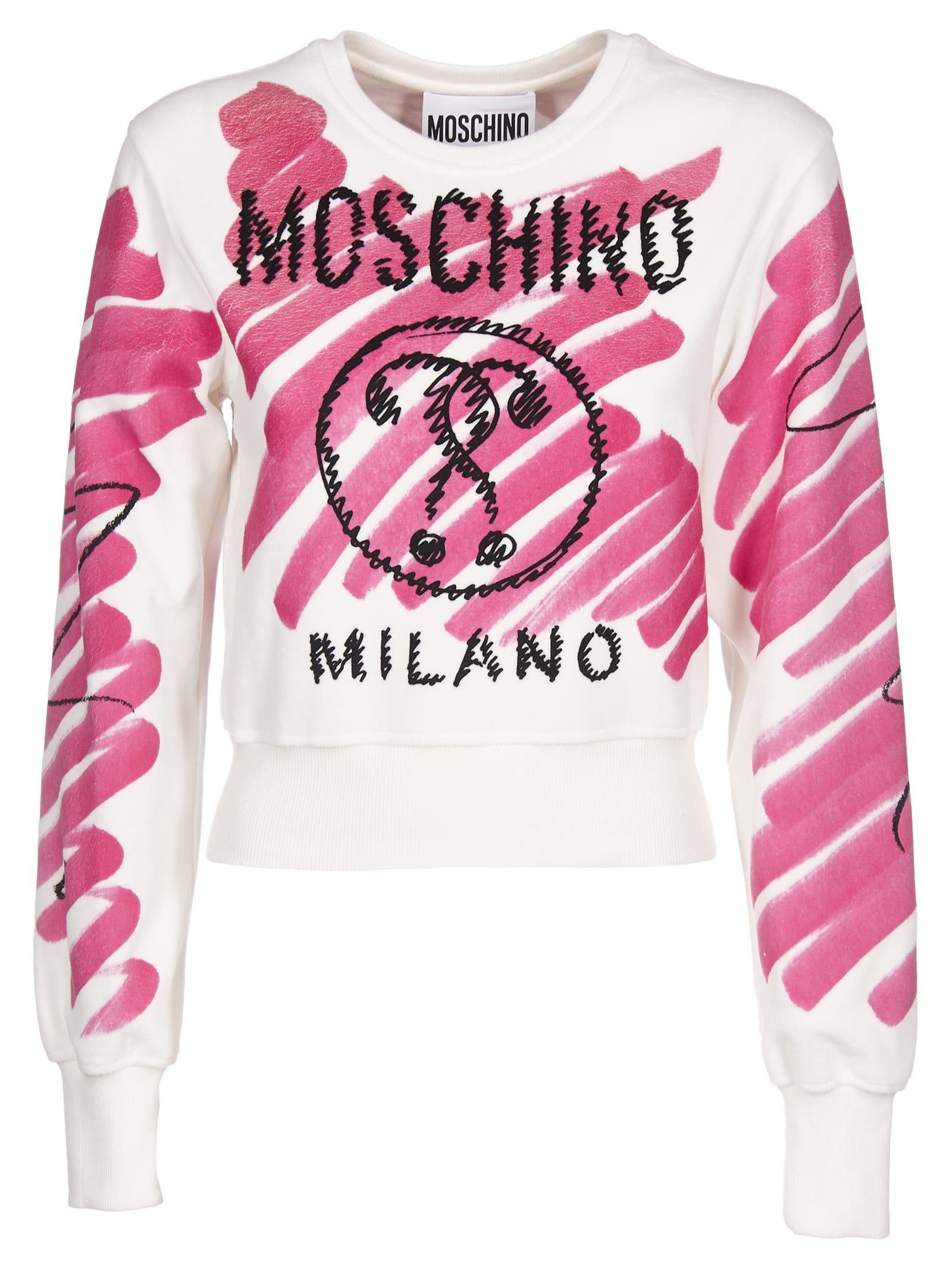 moschino logo sweatshirt