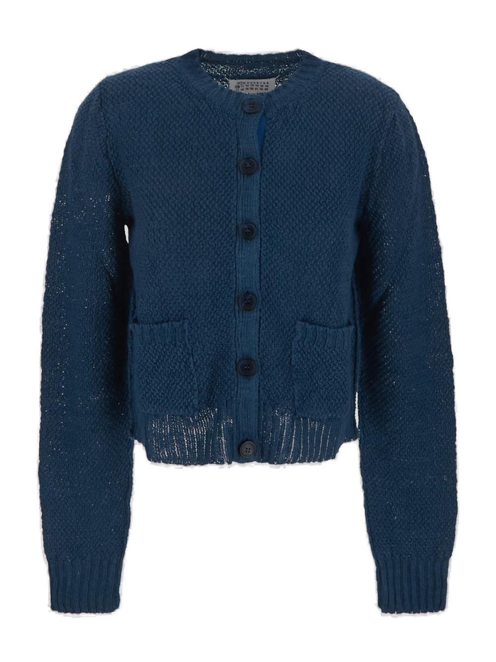 MAISON MARGIELA BUTTONED KNITTED CARDIGAN