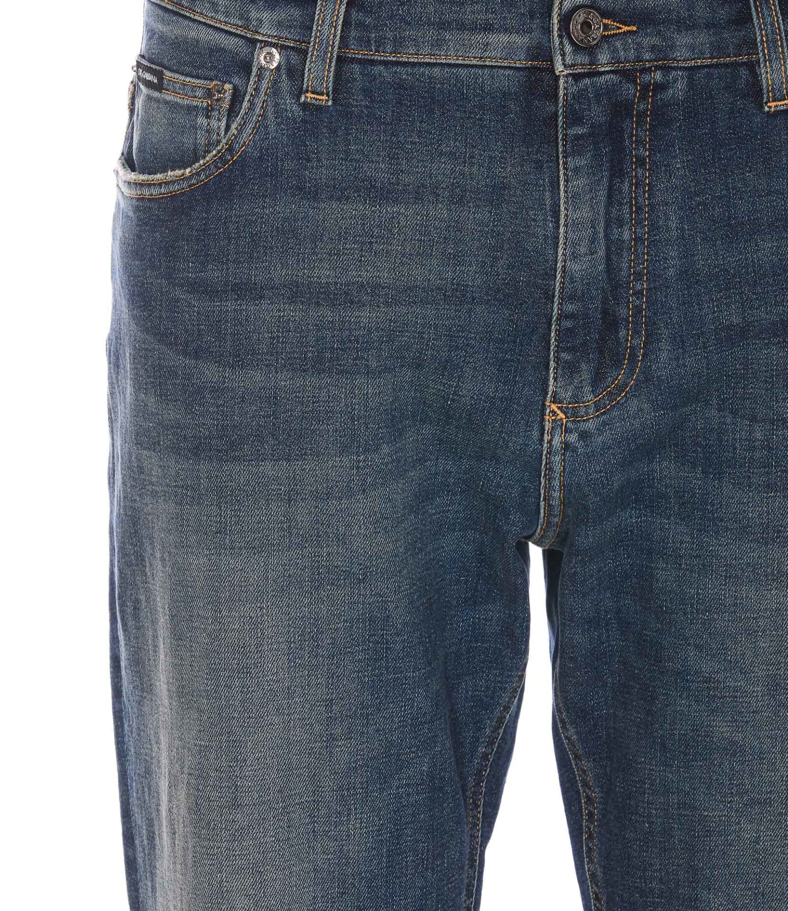 Shop Dolce & Gabbana Denim Jeans In Blue