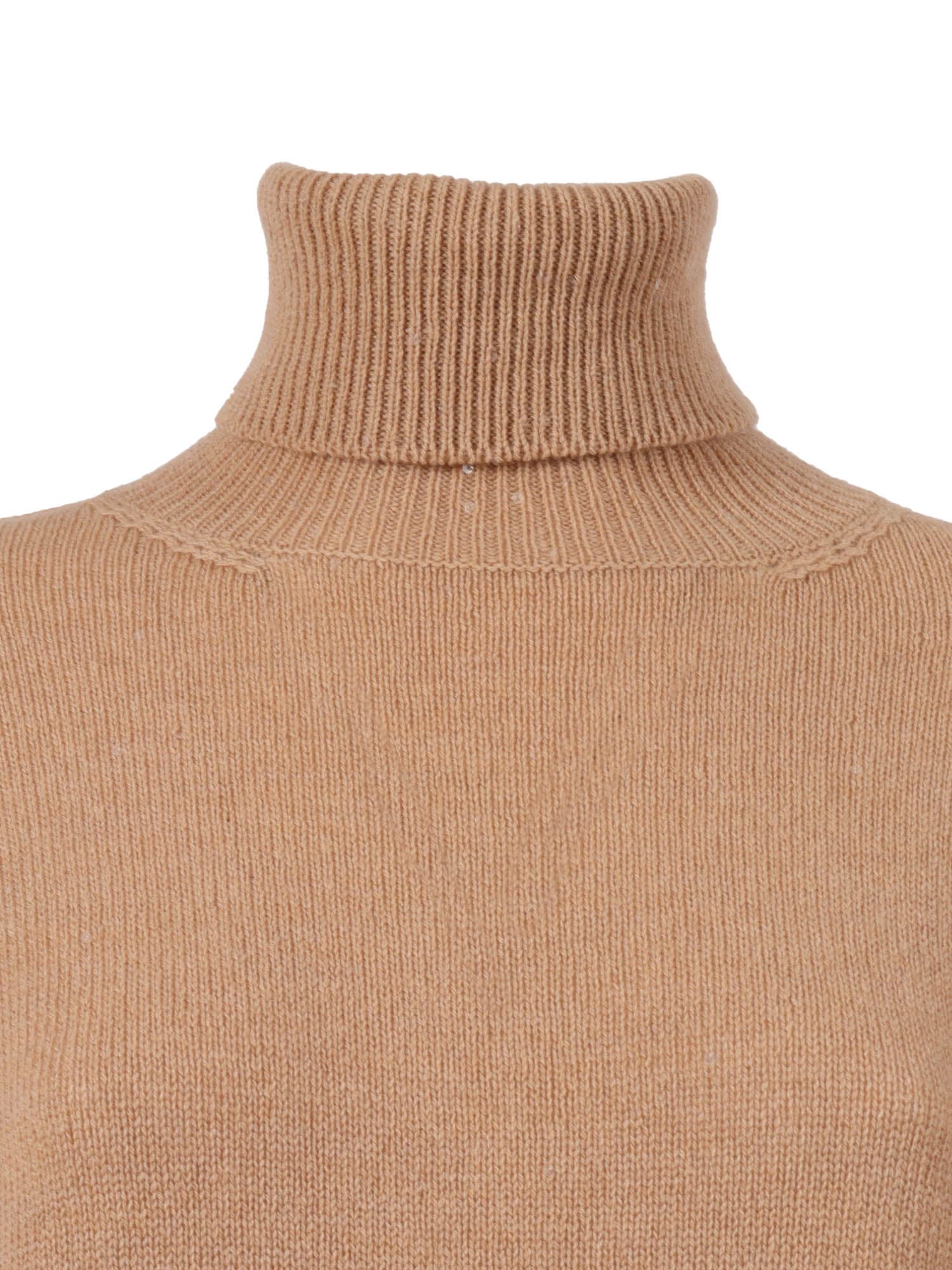 Lorena Antoniazzi Knit Turtleneck In Brown