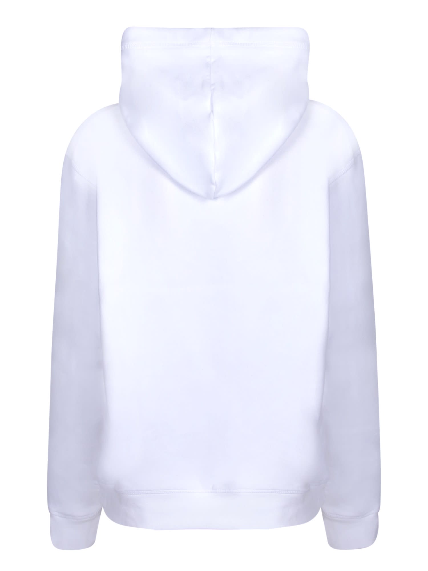 DSQUARED2 CERESIO 9 COOL WHITE HOODIE 