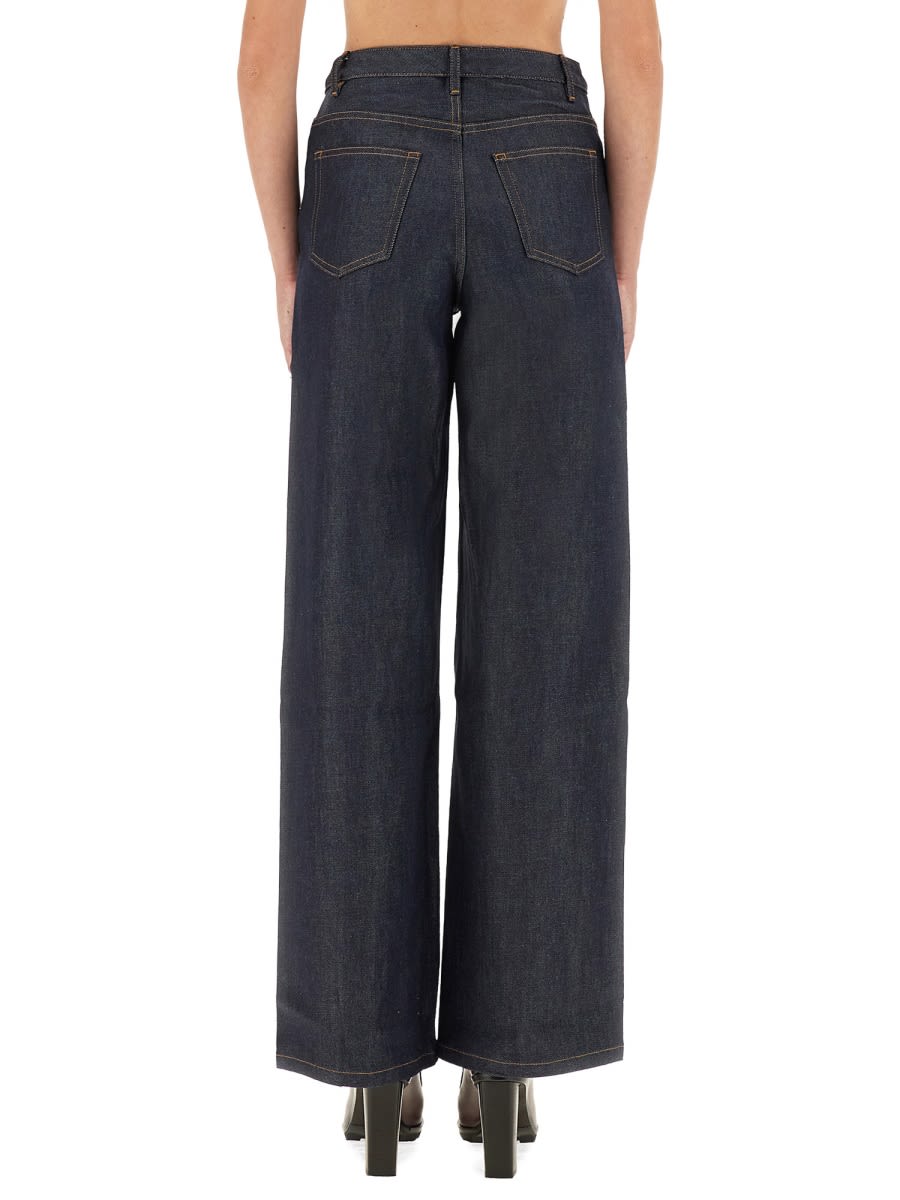 Apc Elisabeth Jeans In Blue