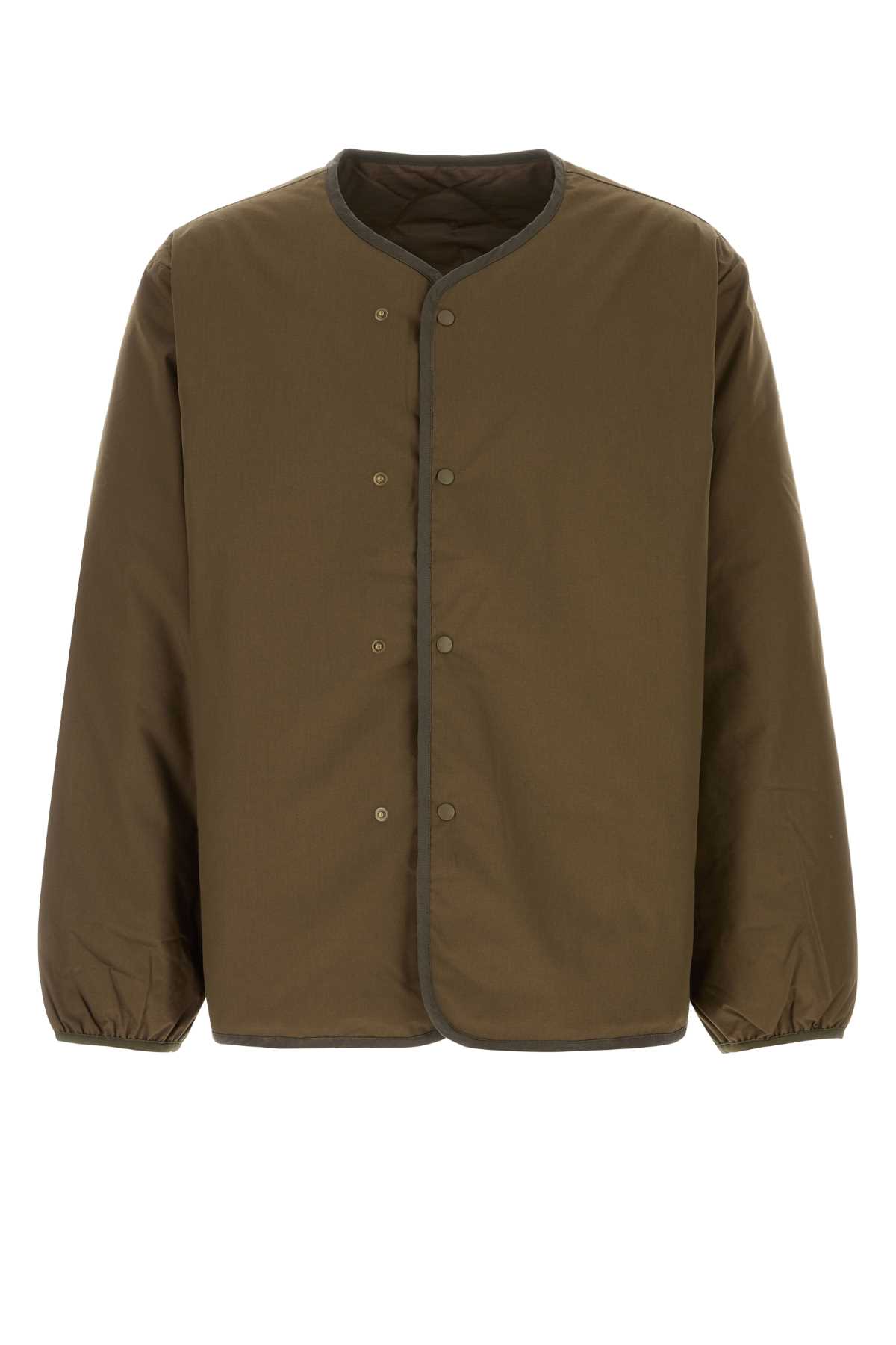 Nanamica Mud Polyester Blend Down Jacket In Brown