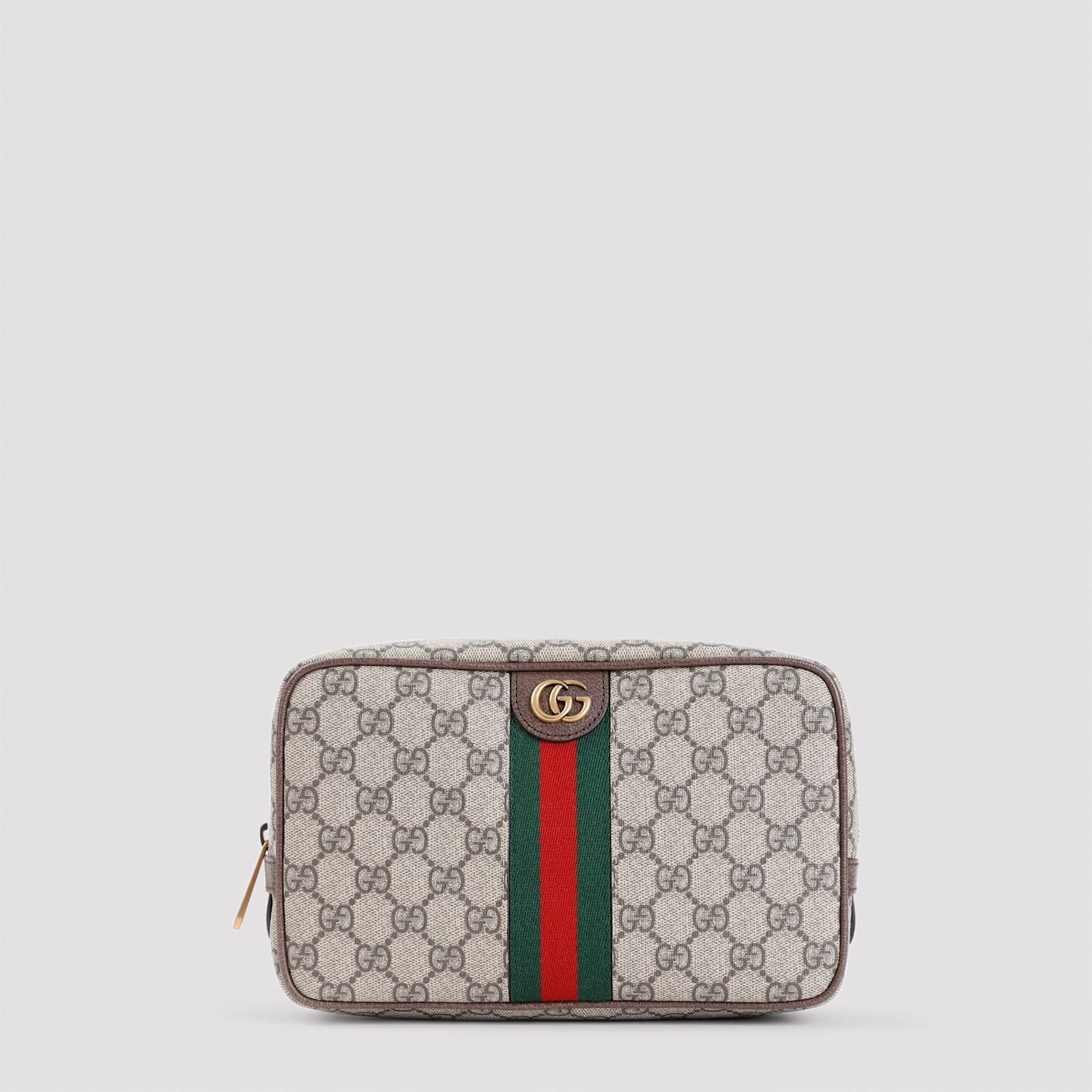 Shop Gucci Toiletry Case In B.eb N.acero