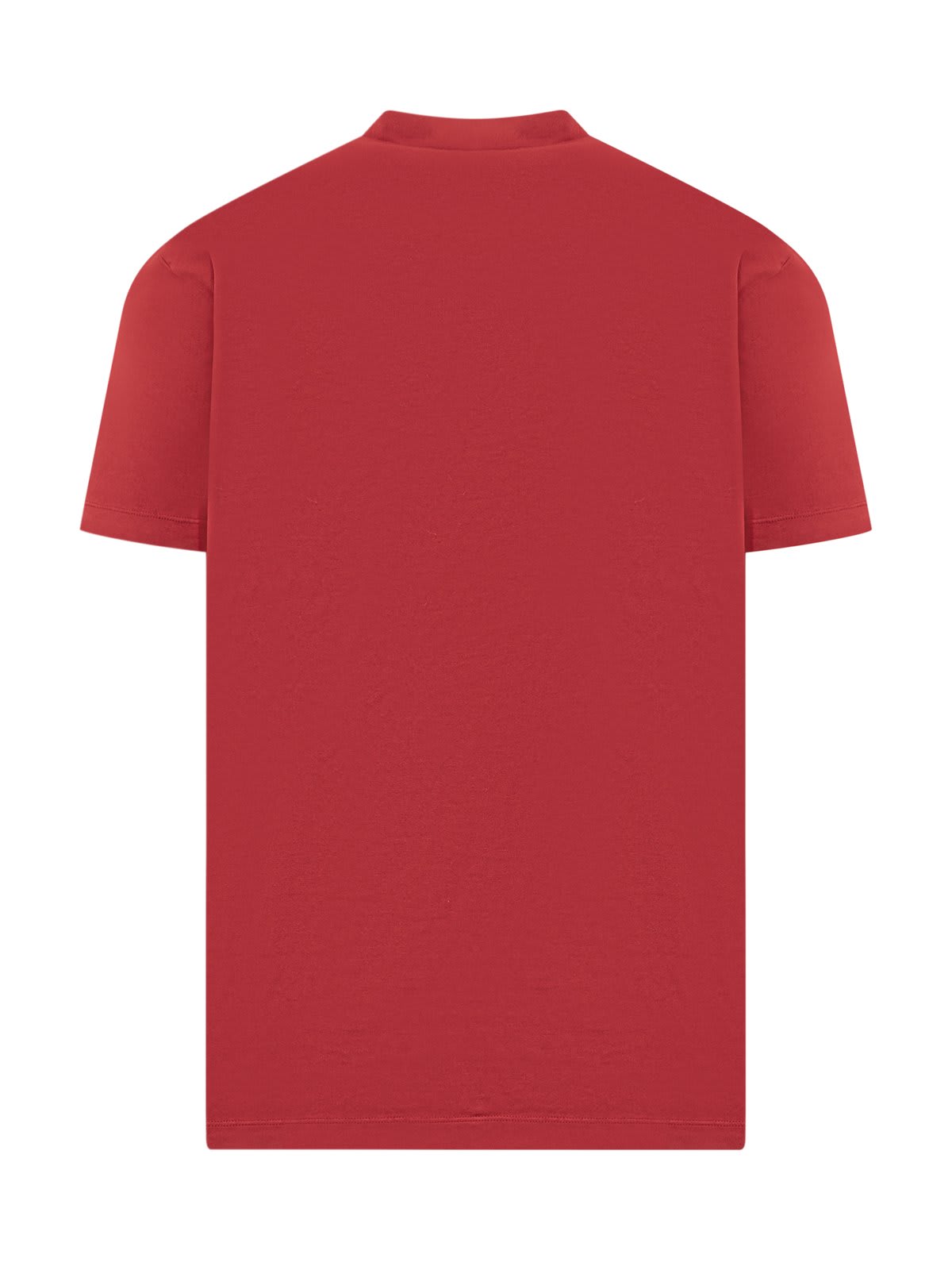 Shop Dsquared2 Logo Printed Crewneck T-shirt In Red