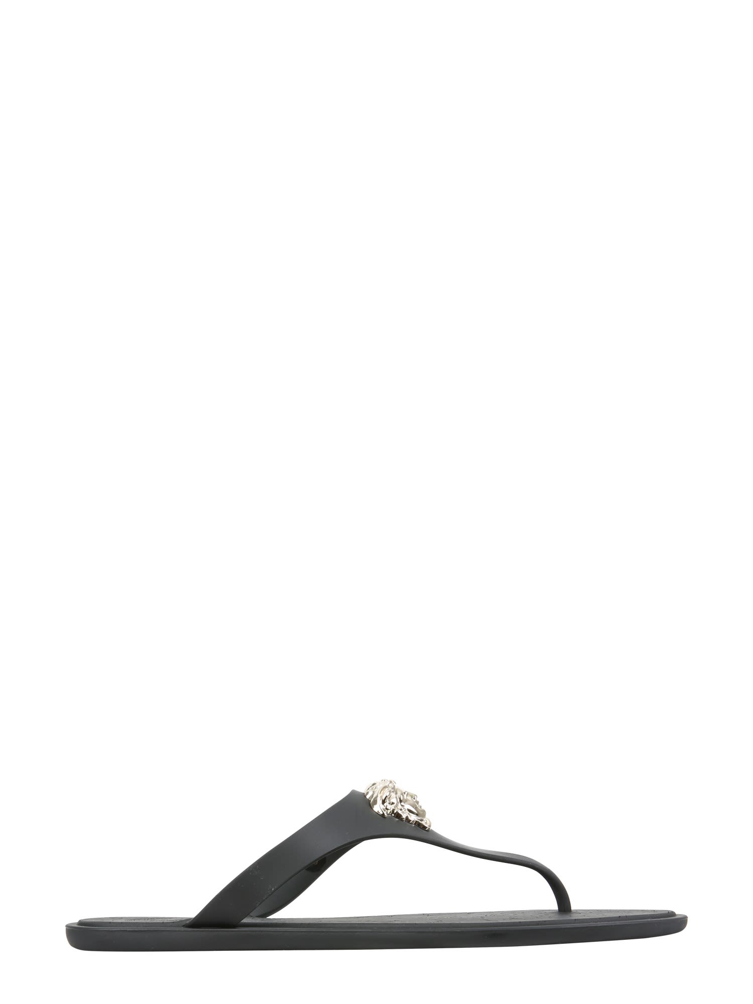 Buy Versace La Medusa Thong Sandals online, shop Versace shoes with free shipping