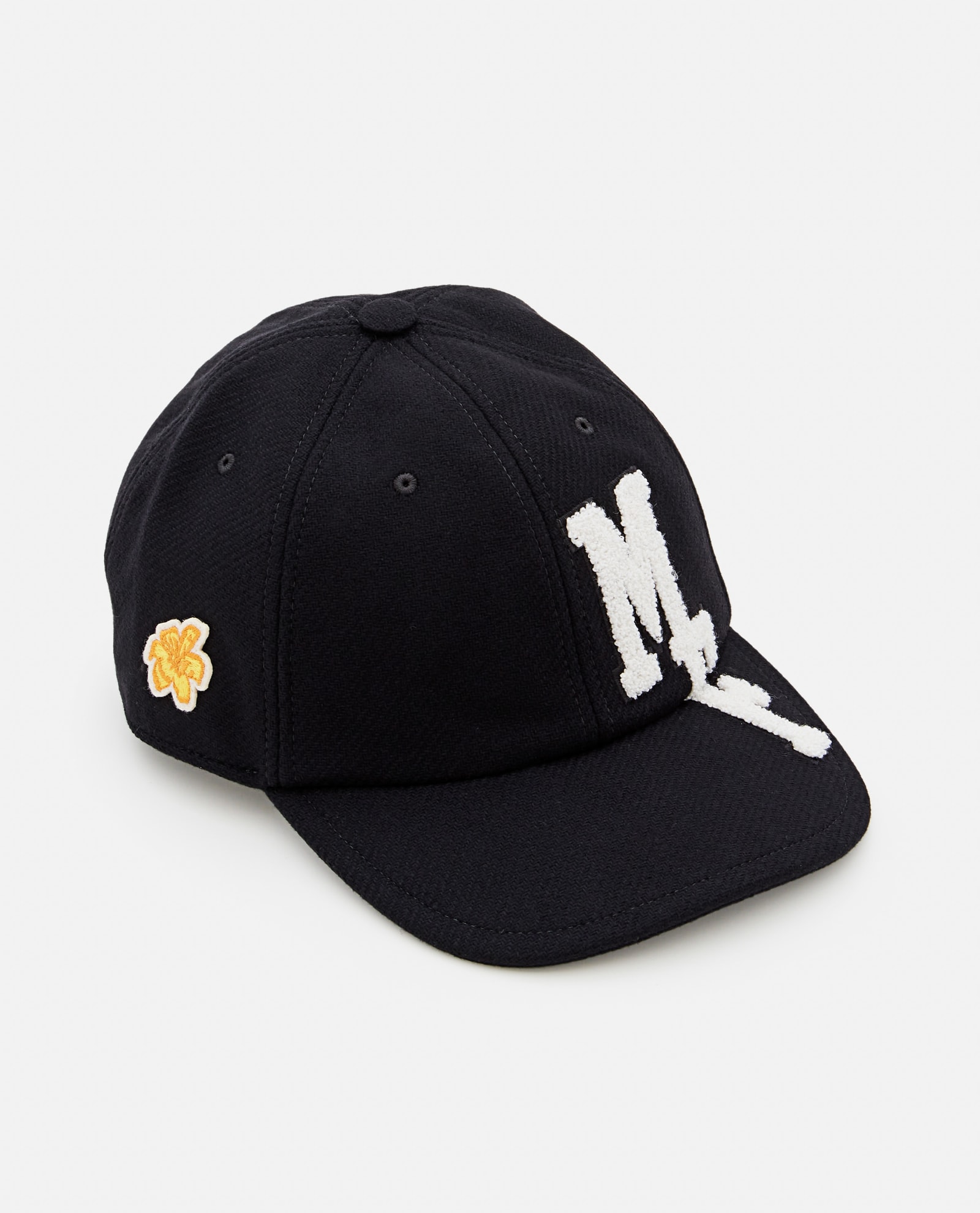Shop Moncler Genius Wool Felt Baseball Cap Moncler X Frgmt In Black