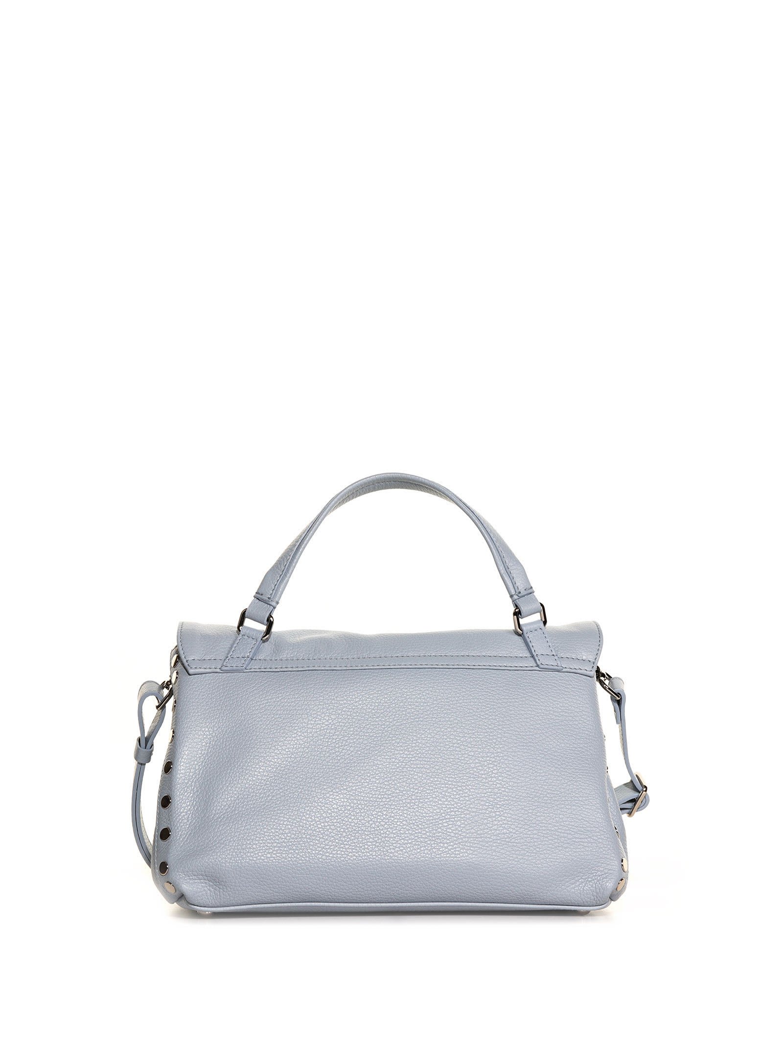 Shop Zanellato Postina Daily S Bag With Shoulder Strap In Blu Anthos