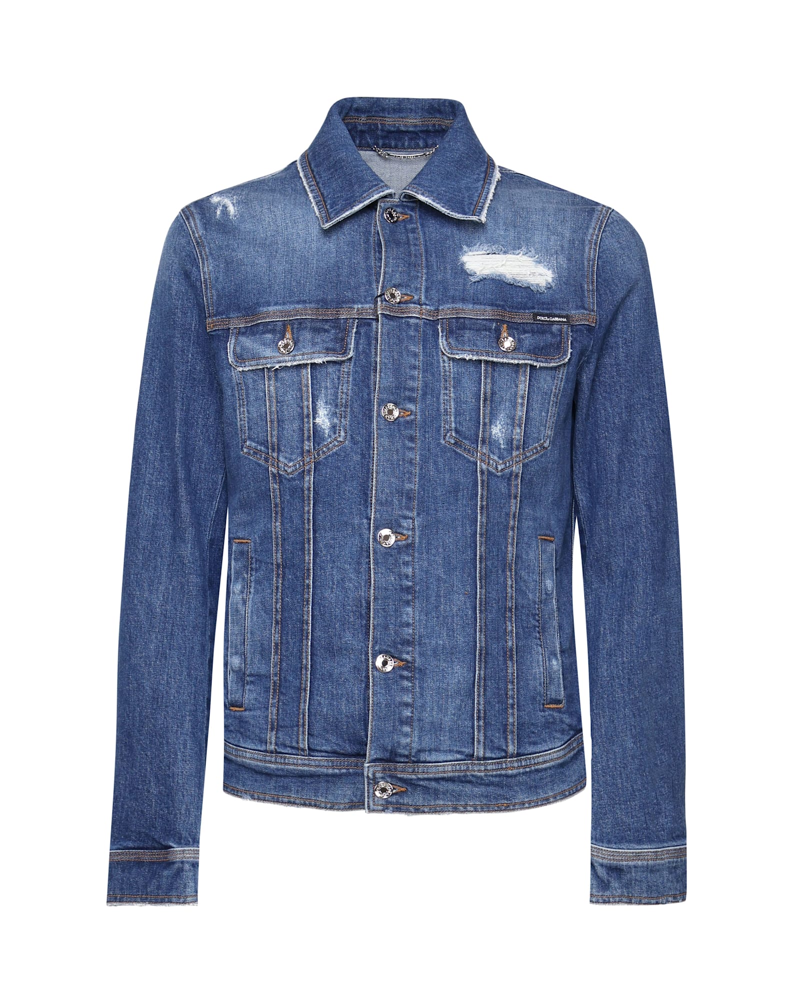 Shop Dolce & Gabbana Cotton Denim Jacket