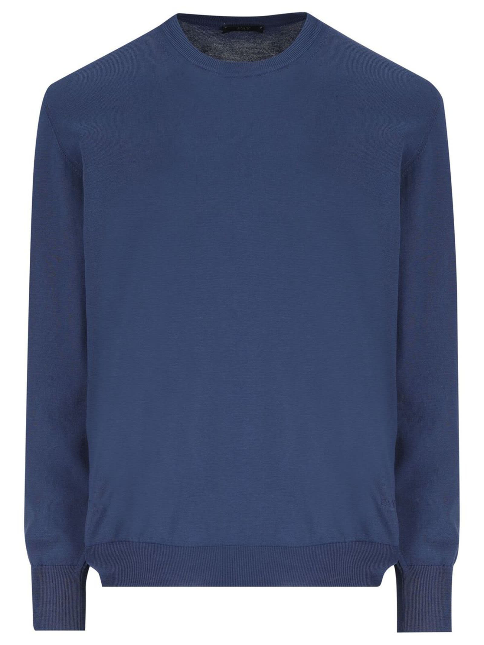 Blue In Cotton Shaved Knit Jumper