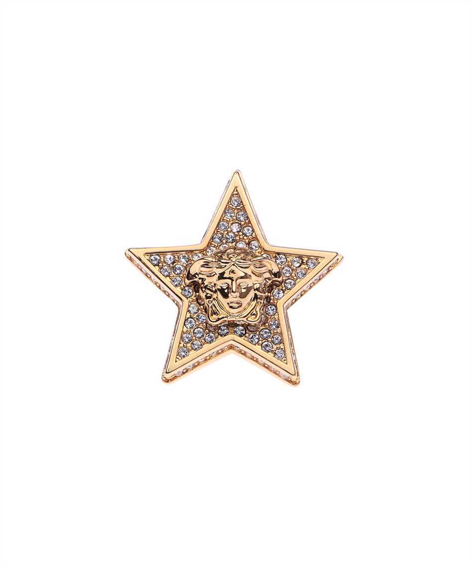 Versace Gold Plated Metal Ring - Versace - Modalova