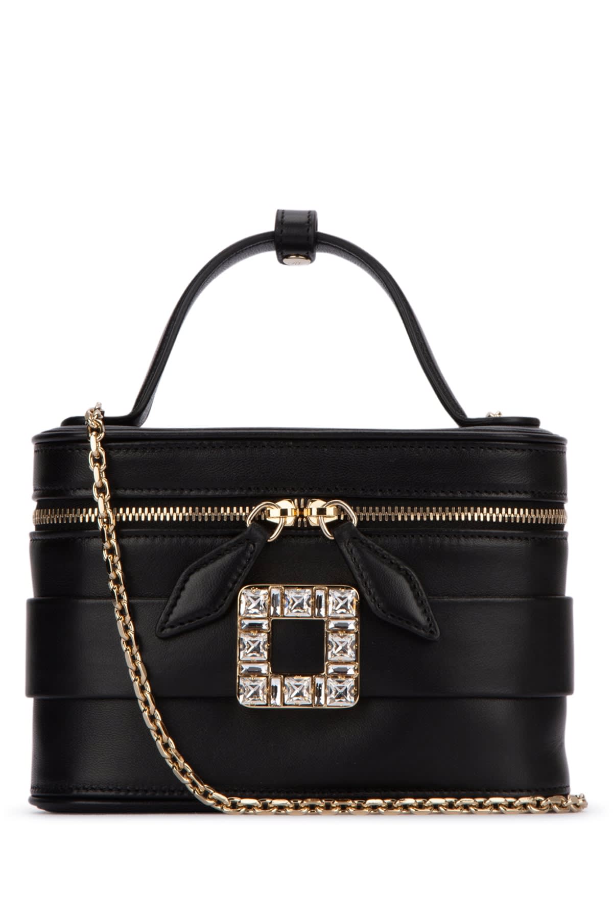 Shop Roger Vivier Vanity Bag Micro In Nero