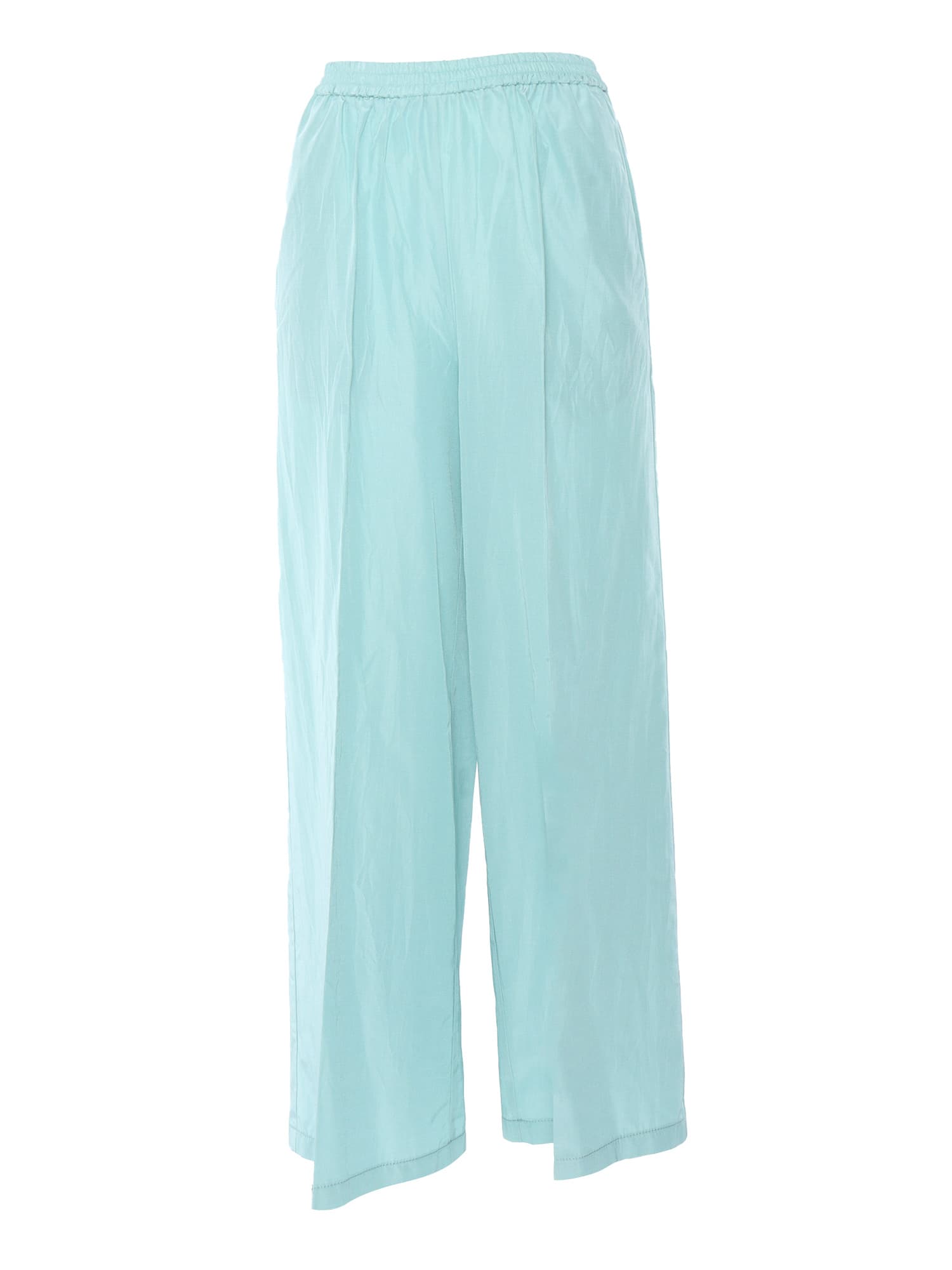 Forte Forte Palazzo Trousers In Light Blue