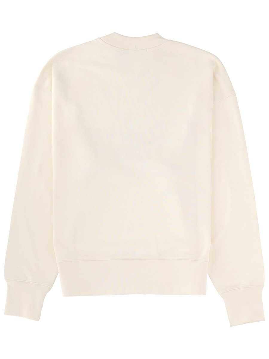 Msgm Follow The Rabbit Sweatshirt In Neutral