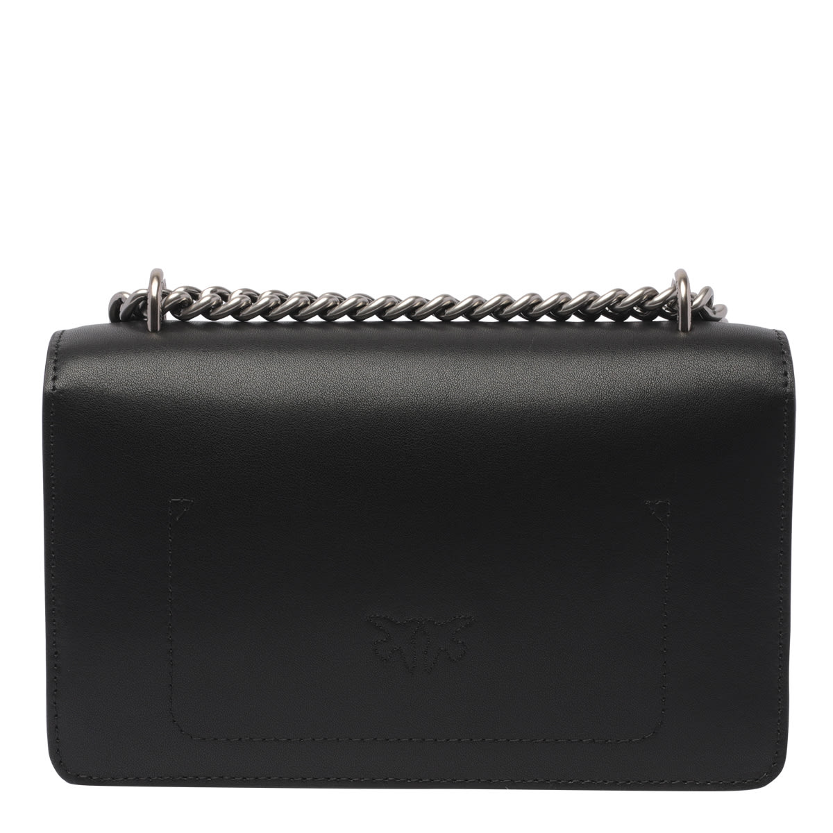 Shop Pinko Love One Crossbody Bag In Black