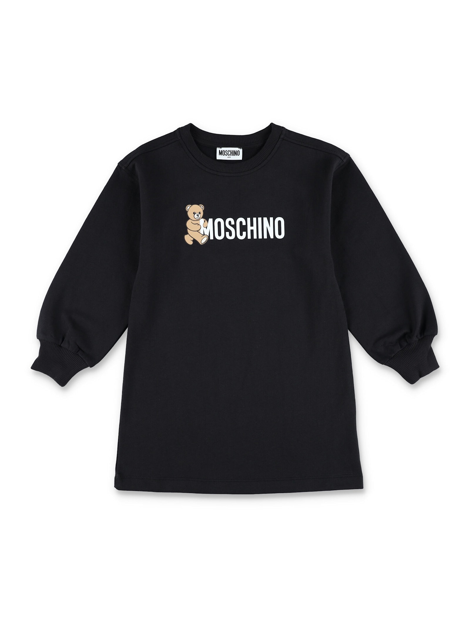 Moschino Kid - Sweatshirt Mini Dress In Black