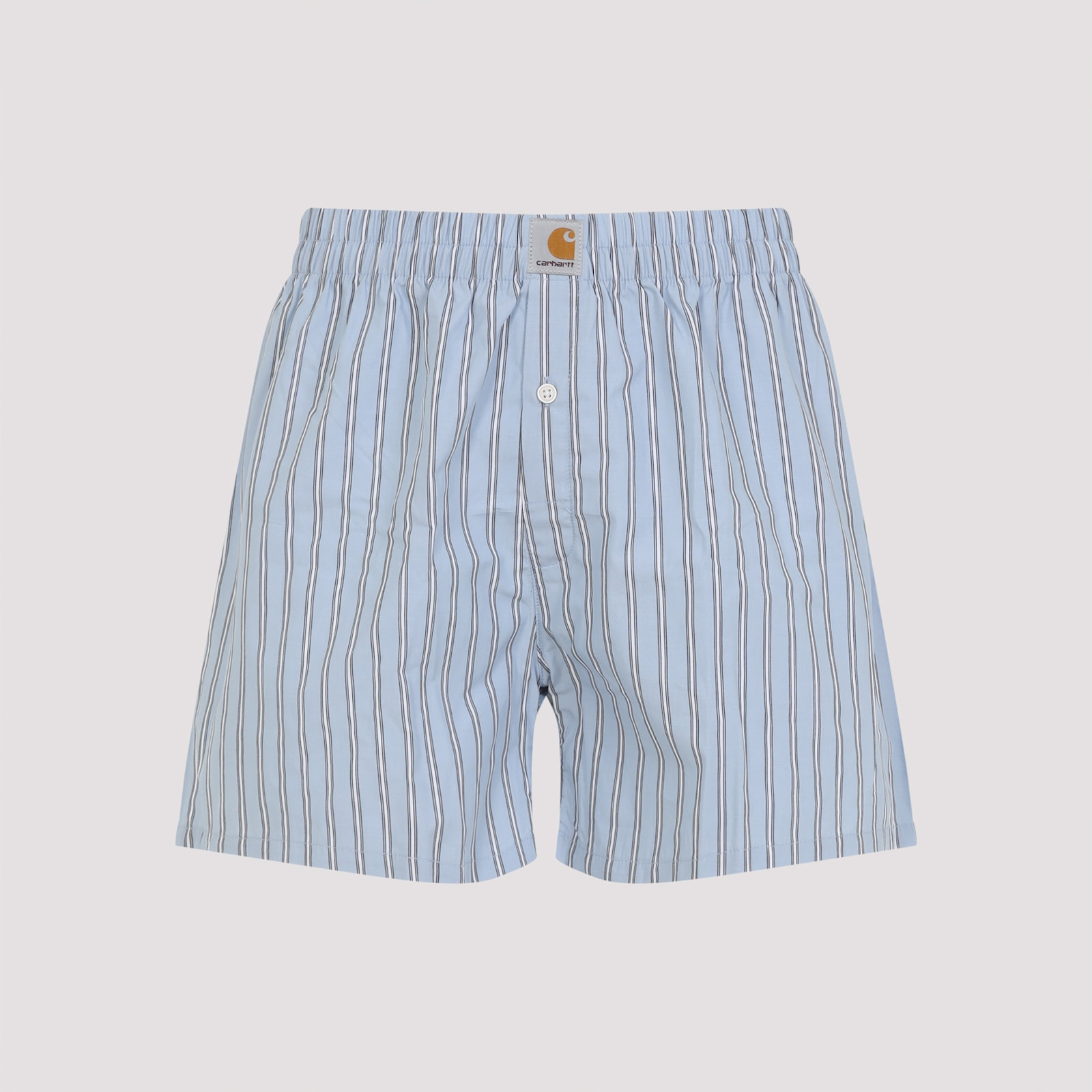 Carhartt Striped Boxer Shorts In Blue