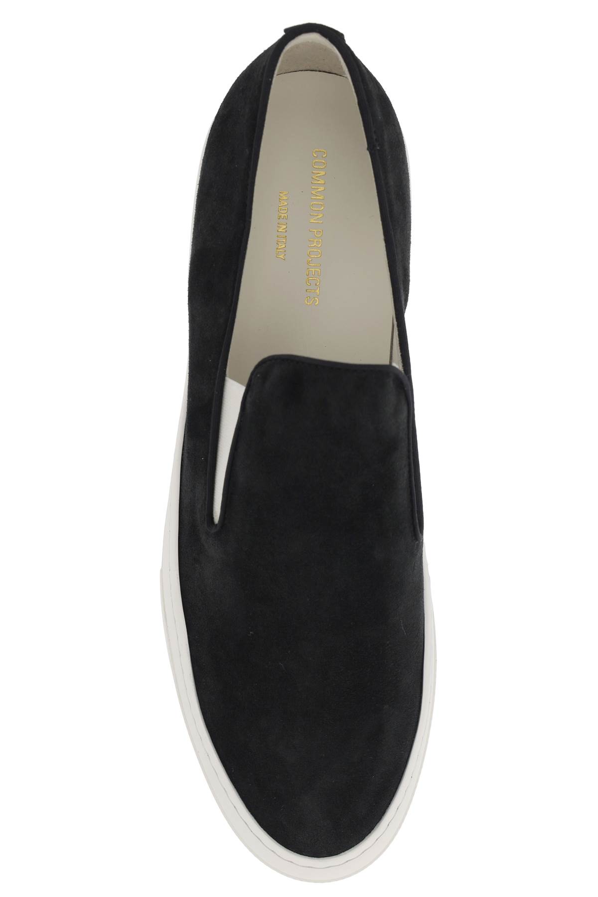 Shop Common Projects Slip-on Sneakers In Black (black)