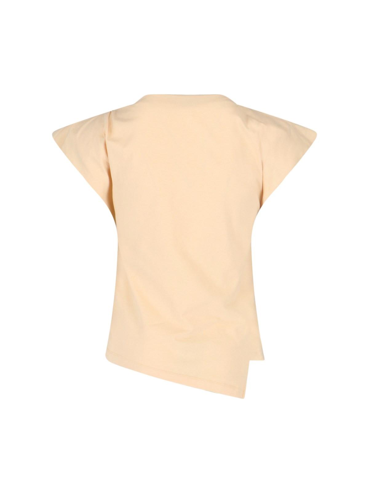 Isabel Marant Sebani Padded Asymmetric T-shirt