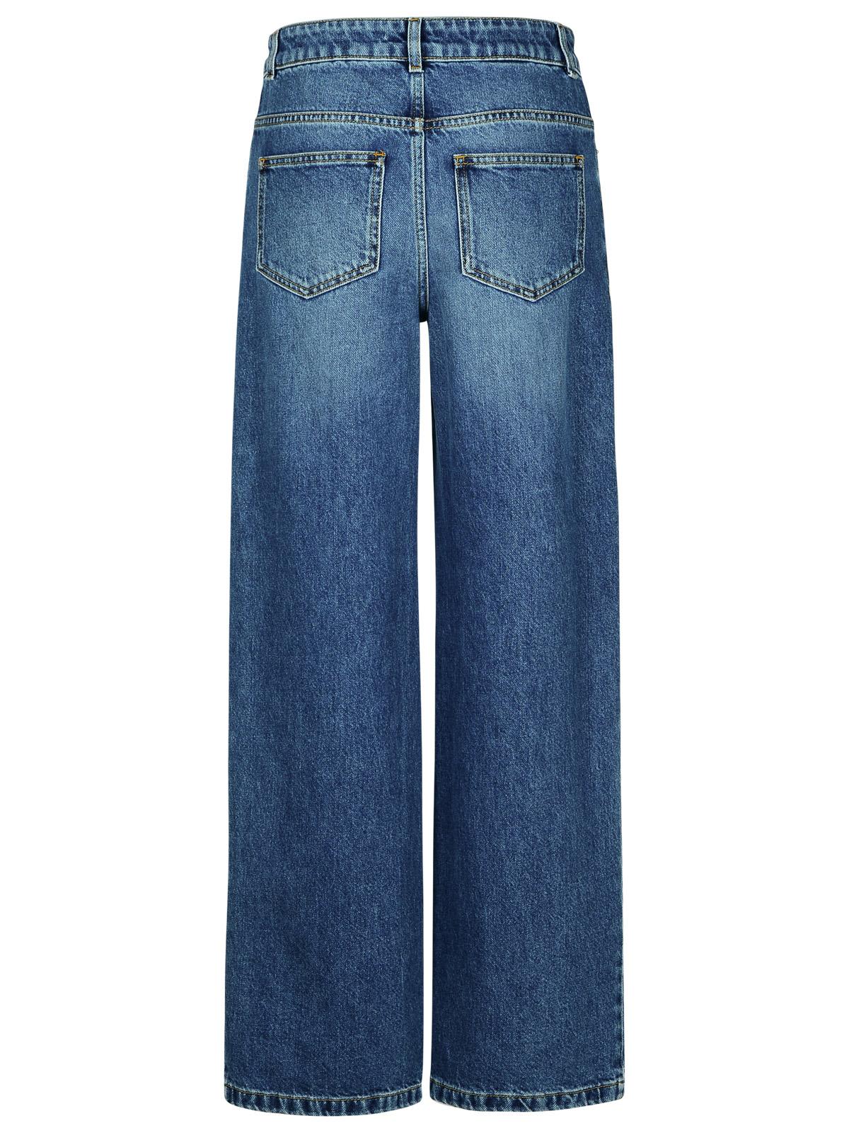 Shop Moschino Blue Cotton Jeans