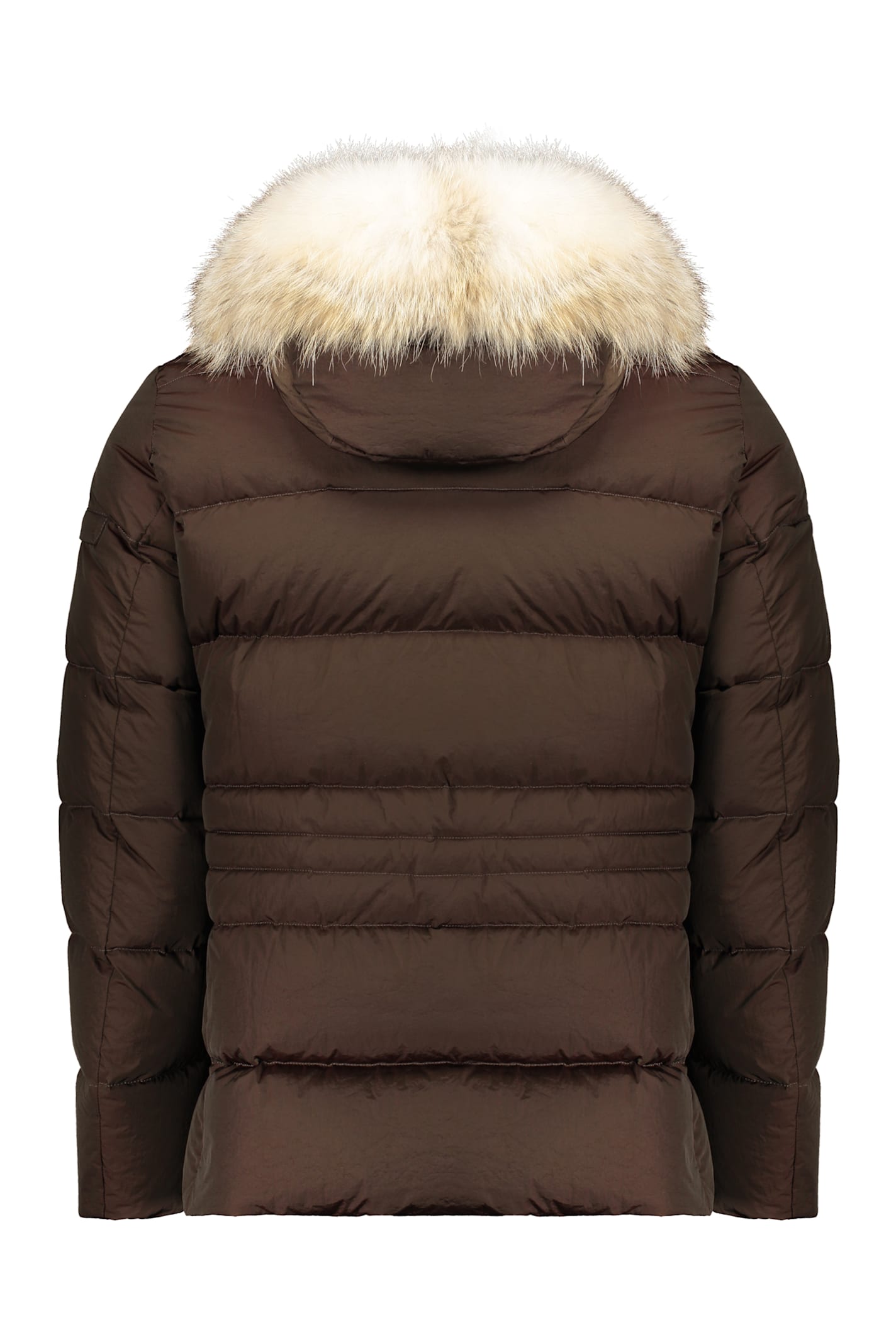 Moorer Alpes-4dm Fur Trimmed Hood Parka In Green
