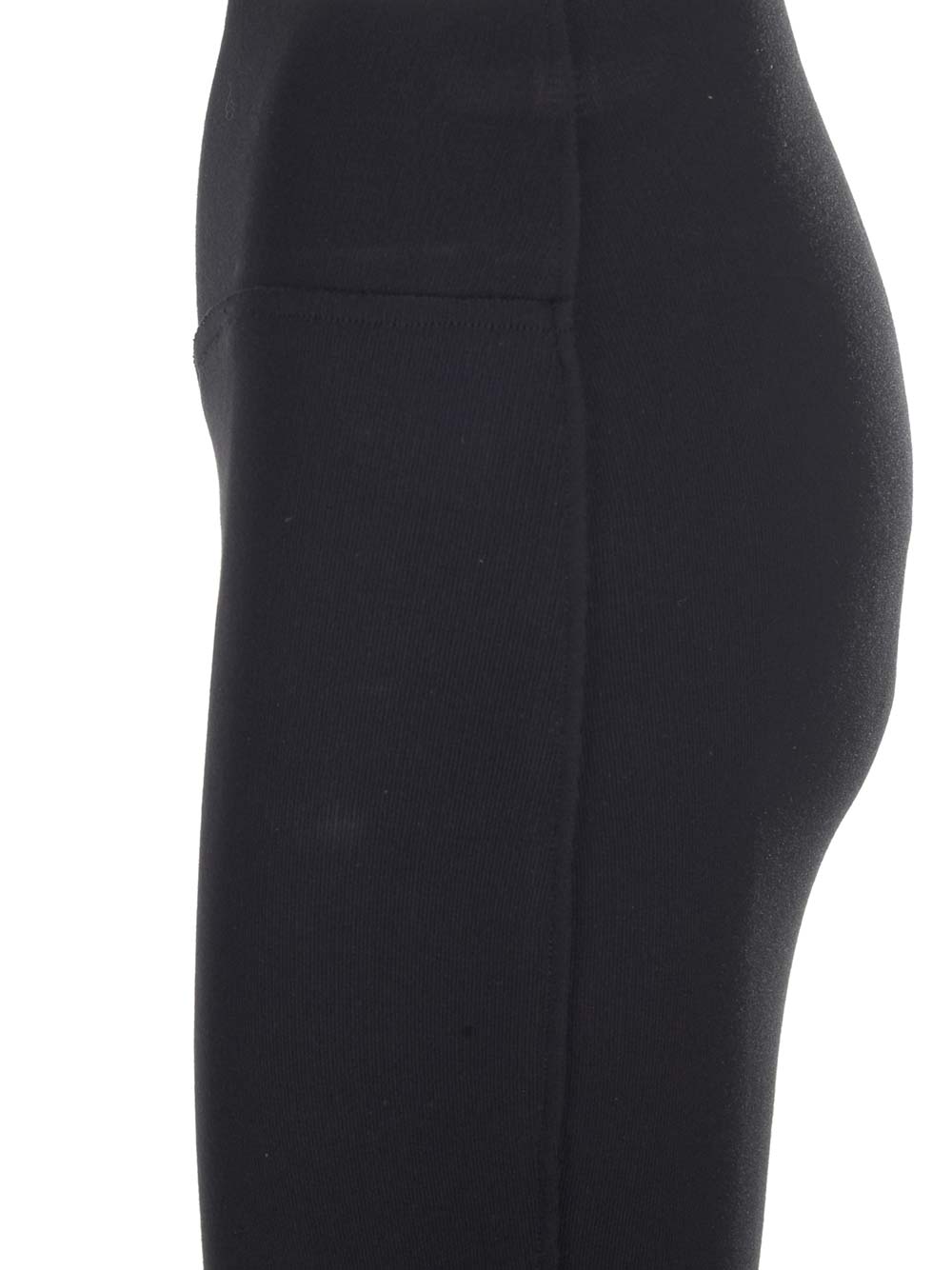 Shop Rick Owens Long Skirt With Side Slit In Black