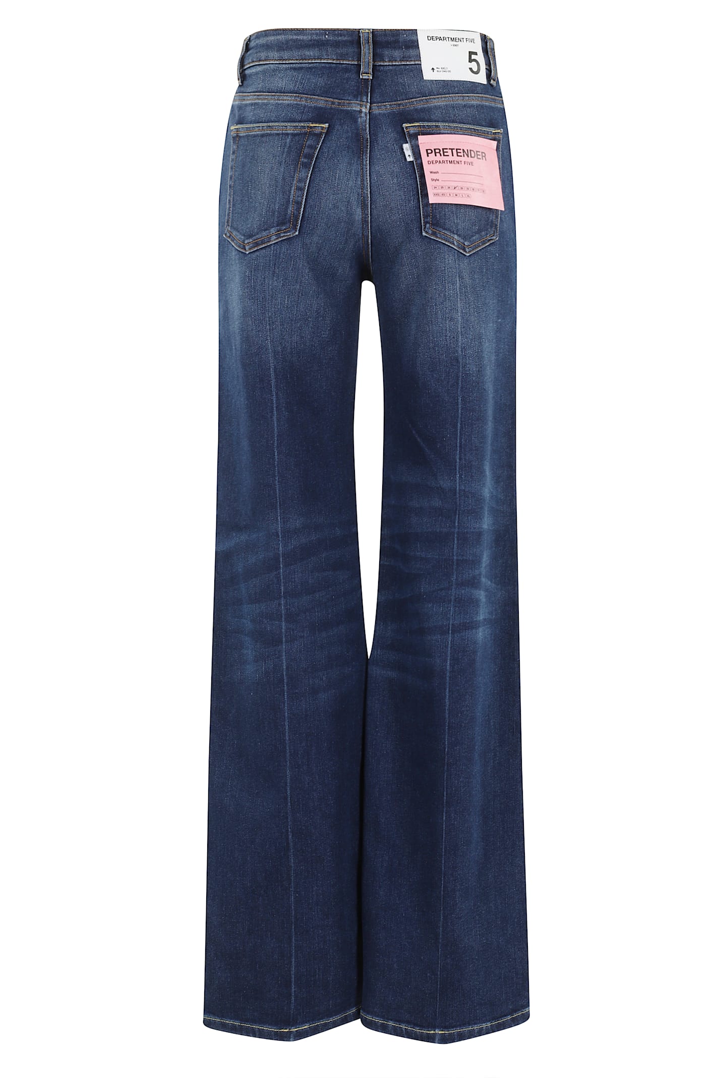 Department Five Pretender Pantalone Gamba Ampia In Blue